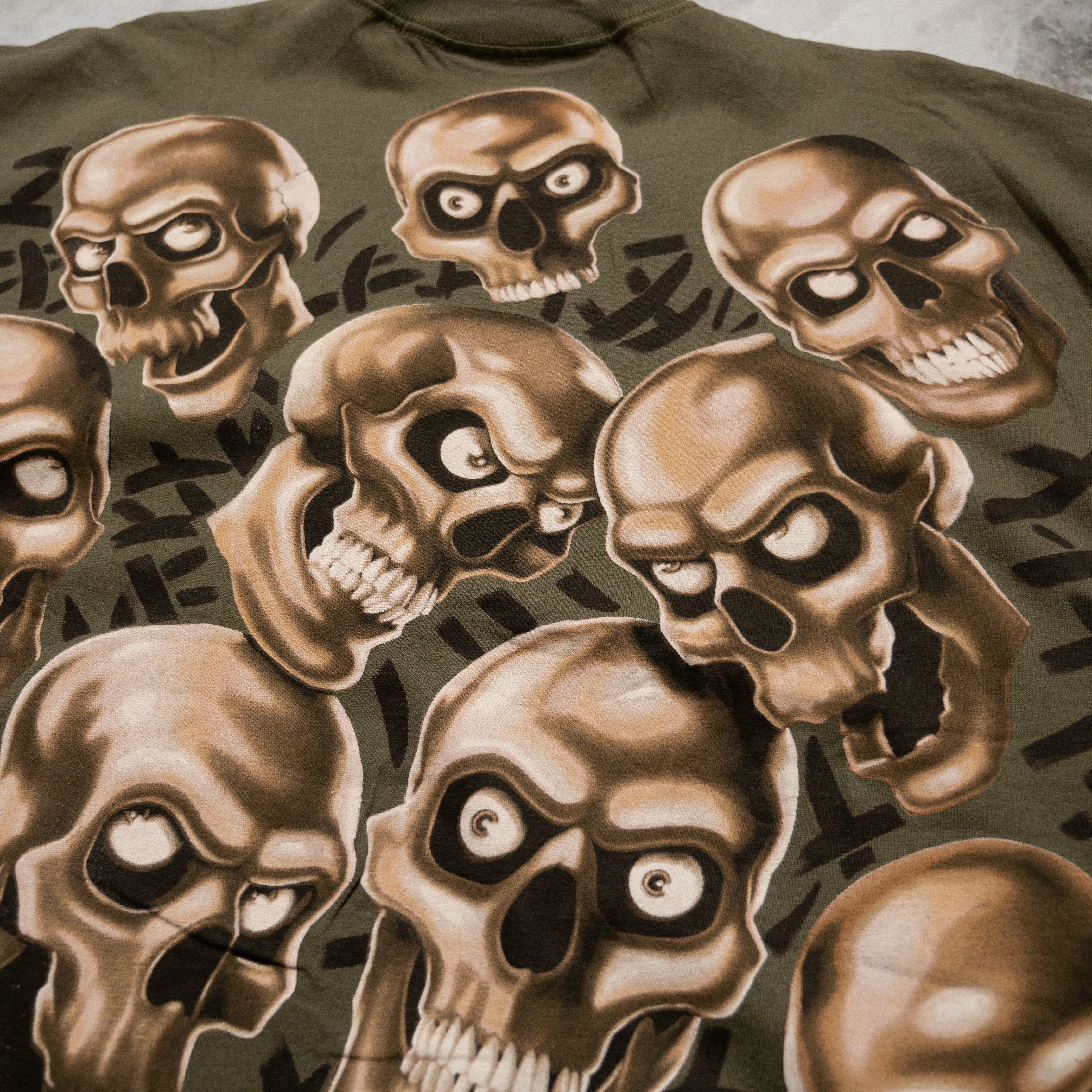 Liquid Blue × Vintage Vintage Liquid Blue Skull Pile XXL T-Shirt NWT Size US XXL / EU 58 / 5 - 3 Thumbnail