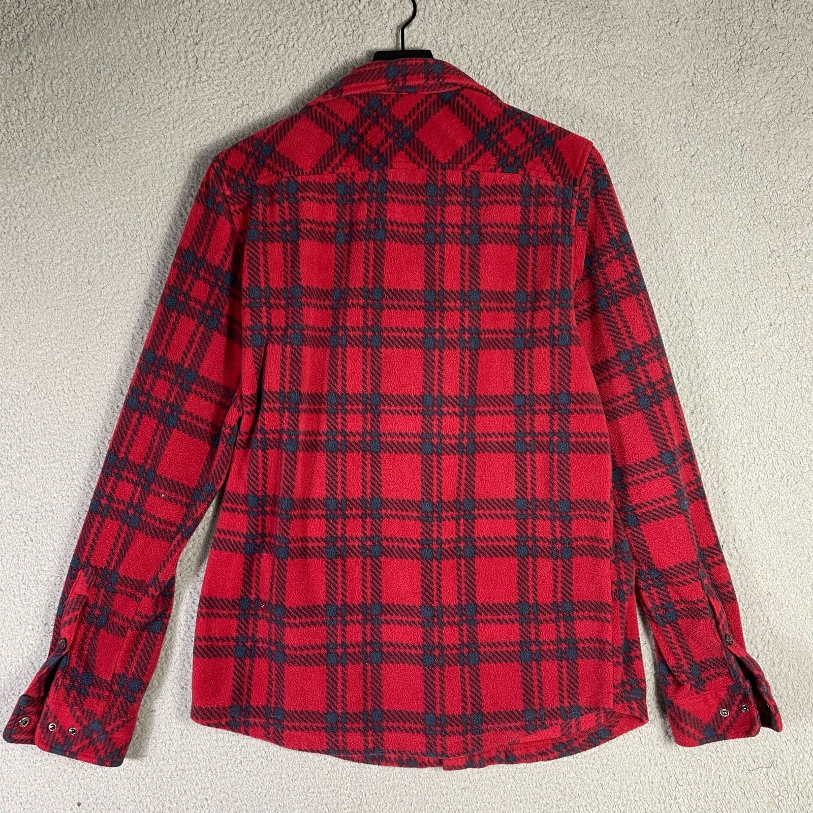 O'Neill O'Neill Men's Red Black Plaid Button-Up Shirt Fleece Medium Size US M / EU 48-50 / 2 - 8 Thumbnail