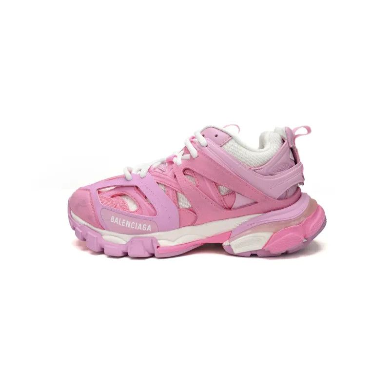 Balenciaga o1mt1gz0824 Track Sneaker in Pink/White Size US 6 / IT 36 - 2 Thumbnail