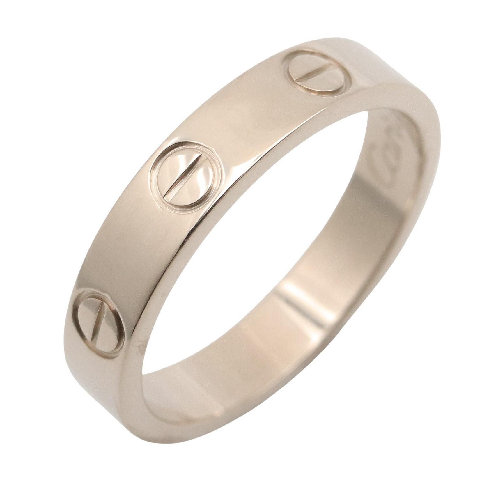 Cartier Cartier Cartier Mini Love Au750 White Gold Ring Size 9.5 Precious Metal Ring B4049650 DUTY FREE for USA Size ONE SIZE - 1 Thumbnail