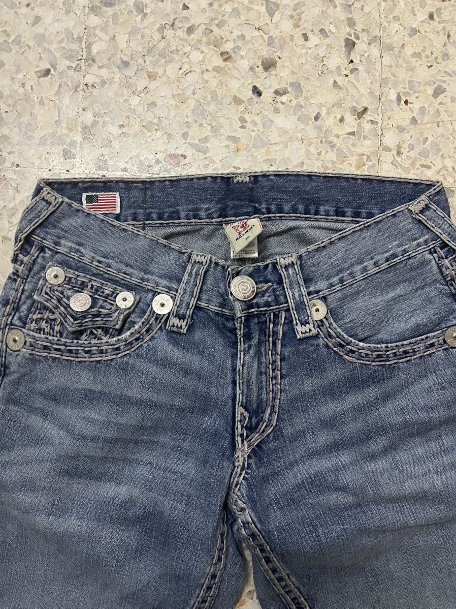 True Religion Vintage Y2K Japanese brand True religion light blue wash Size US 32 / EU 48 - 6 Thumbnail