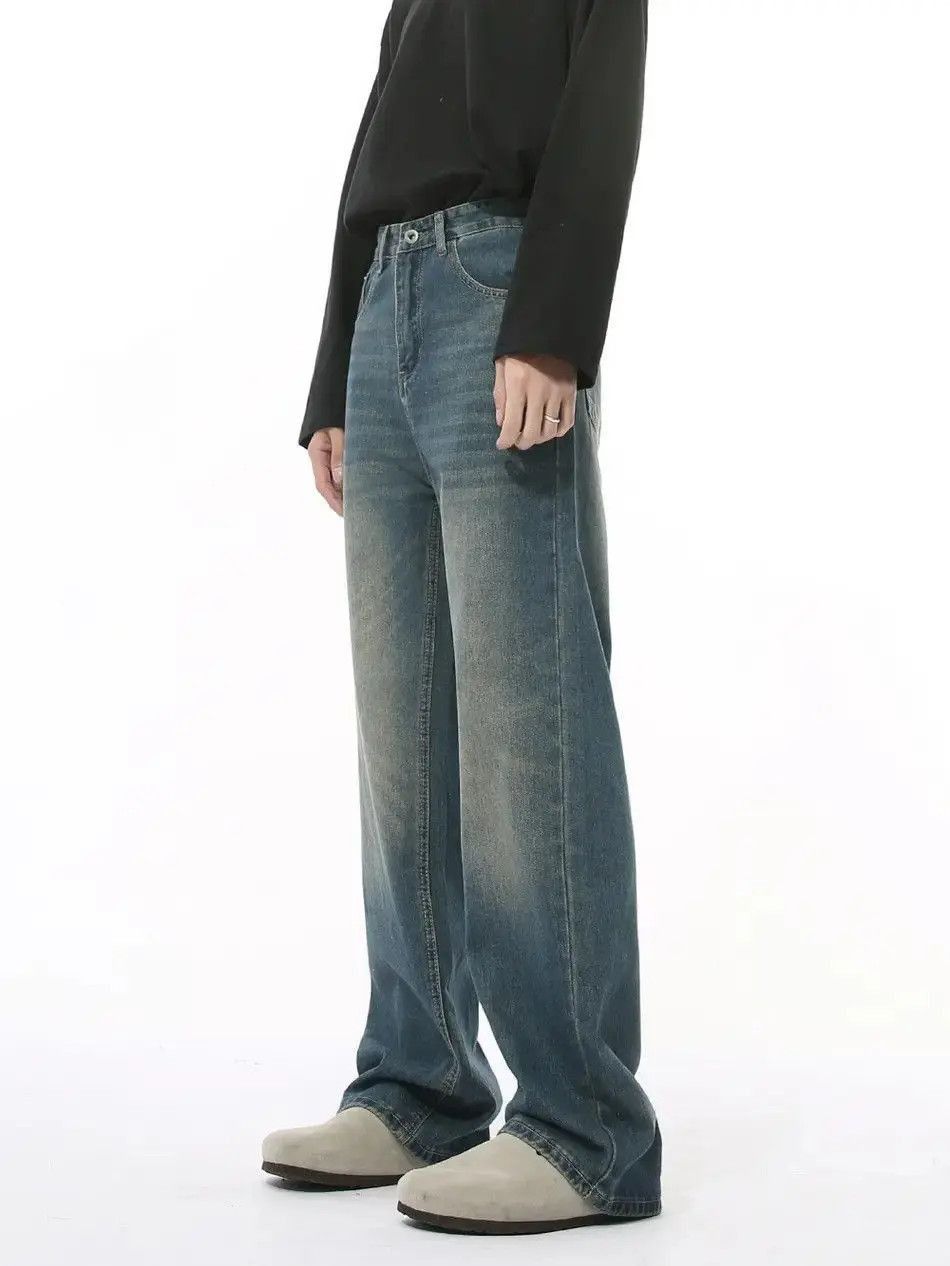 Japanese Brand Retro loose casual high street jeans Size US 32 / EU 48 - 3 Thumbnail