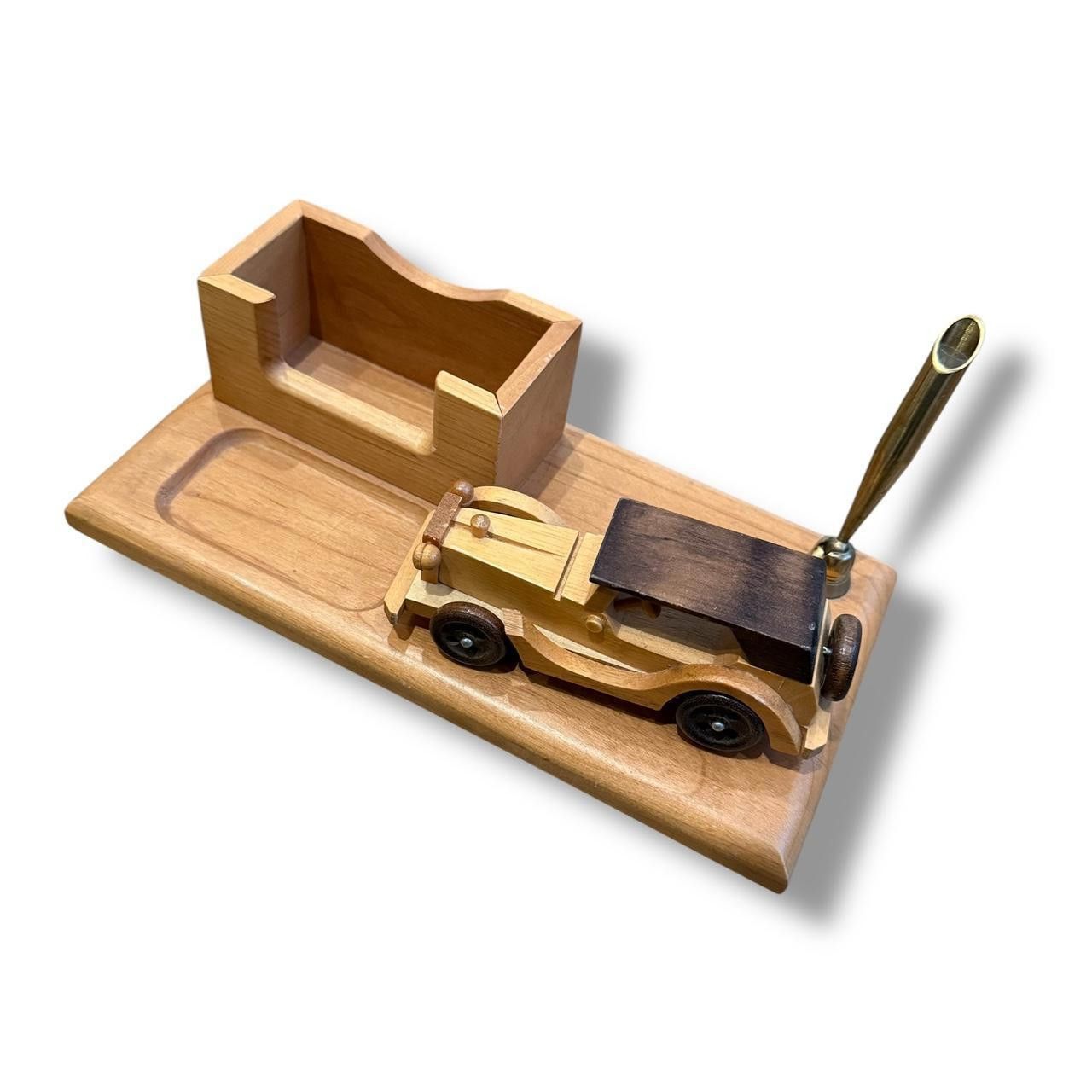 Designer Vintage Wooden 1987 Desk Organizer Size ONE SIZE - 1 Thumbnail