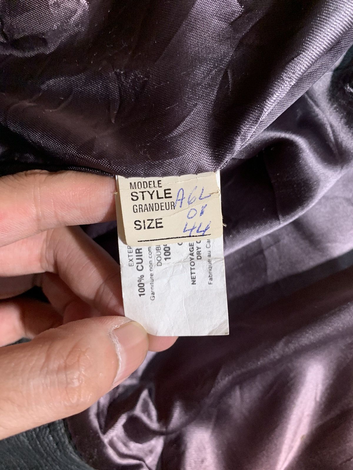 Yves Saint Laurent VINTAGE 80s YSL WOOL LEATHER BLEND JACKET Size US S / EU 44-46 / 1 - 10 Thumbnail