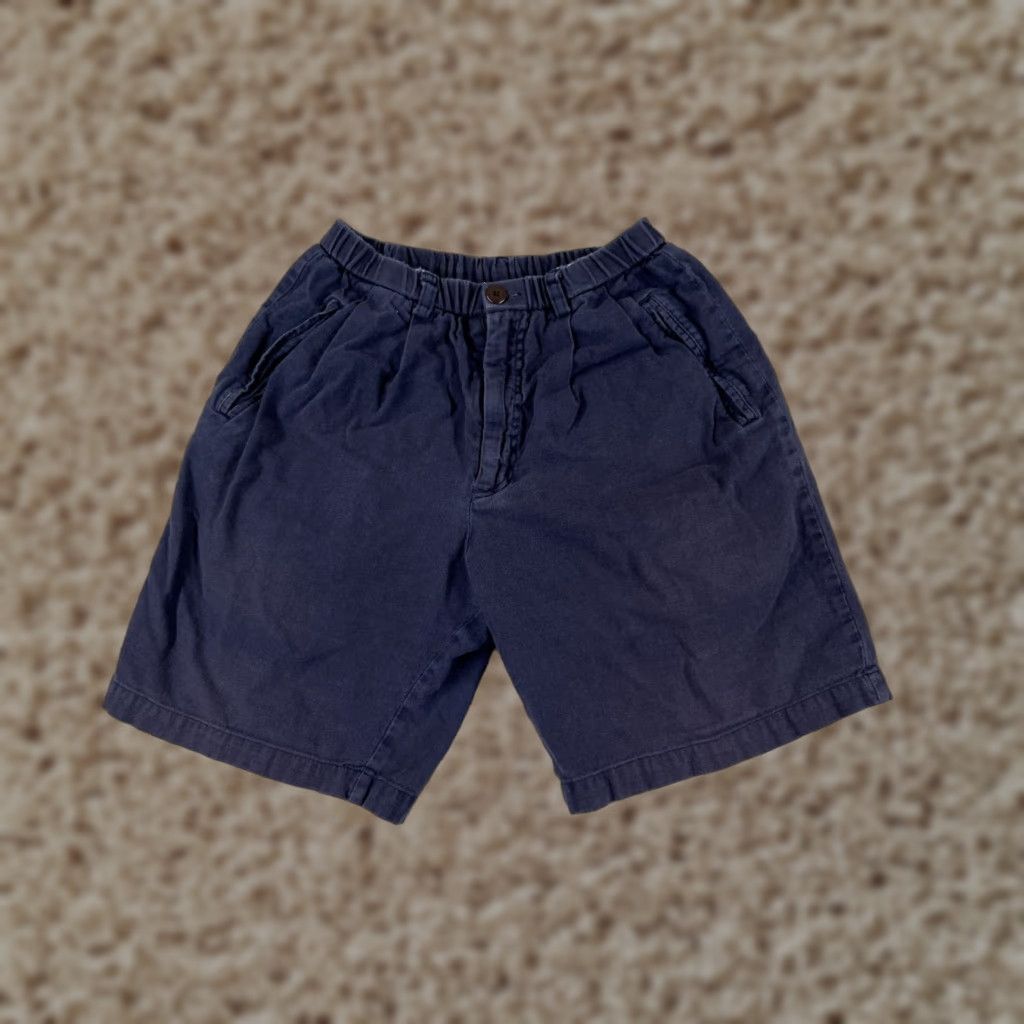 Patagonia Patagonia Shorts Women XS Blue Elastic Woven Organic Cotton Sweat, Activewear Casual Travel, Pockets, Logo, 90s? (No, vintage No) Size 26" / US 2 / IT 38 - 1 Thumbnail