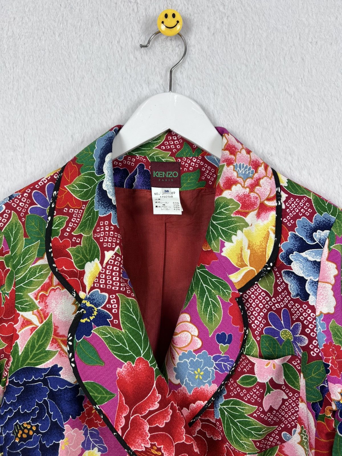 Kenzo Keno floral blazer size 38 (M) Size M / US 6-8 / IT 42-44 - 3 Thumbnail
