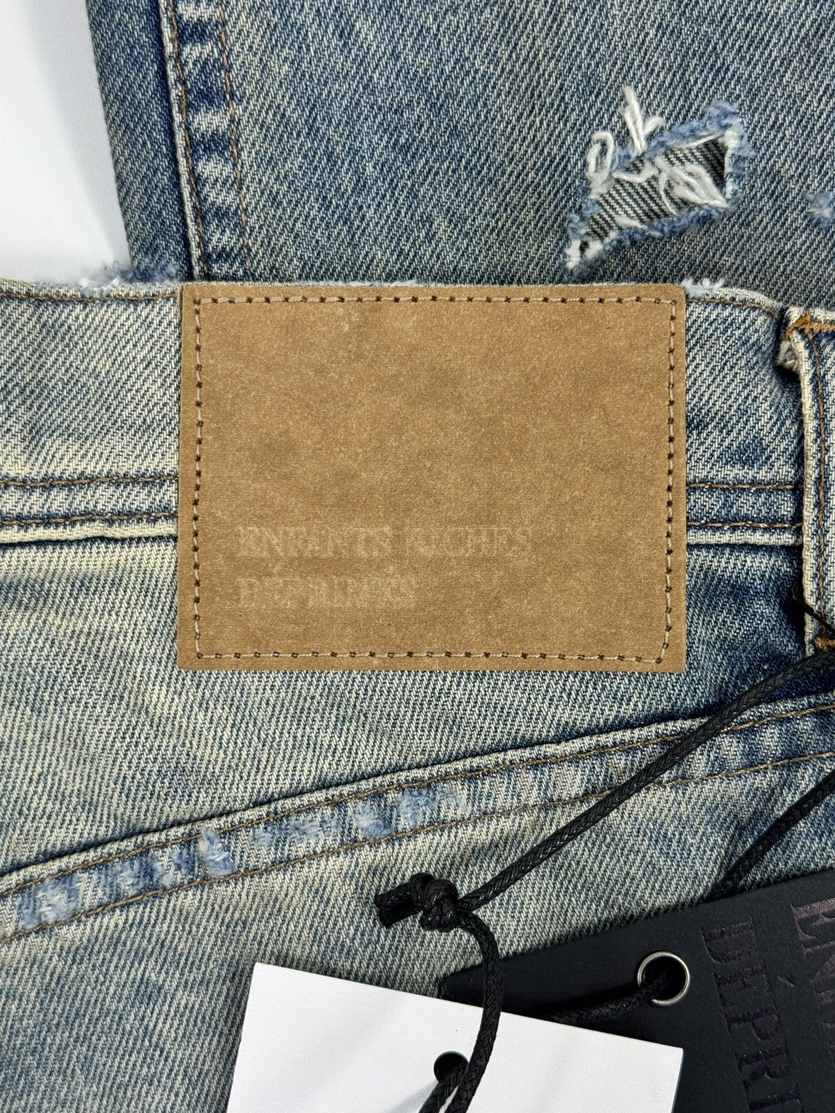 Enfants Riches Deprimes STRAIGHT LEG ANTIQUE LIGHT BLUE JEANS Size 25" / US 0 / IT 36 - 5 Thumbnail