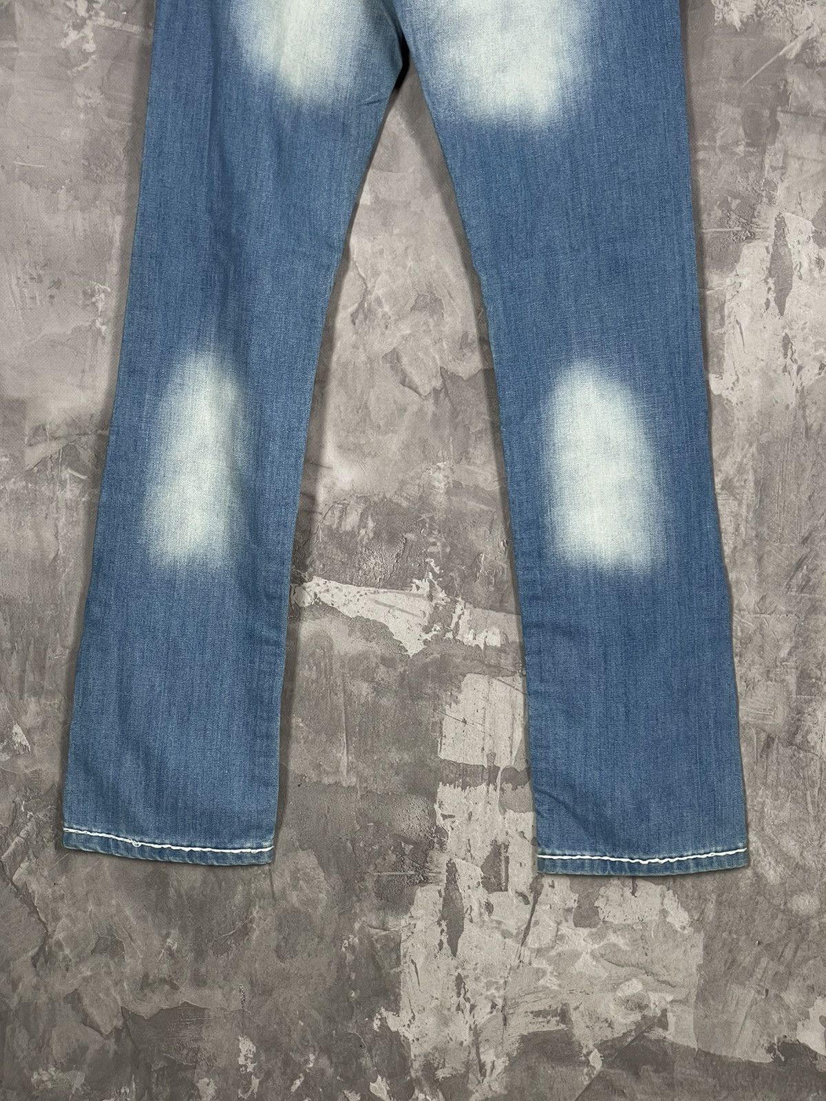 True Religion True Religion Billy Super T Japanese Brand Knit Denim Jeans Size 29" - 9 Thumbnail
