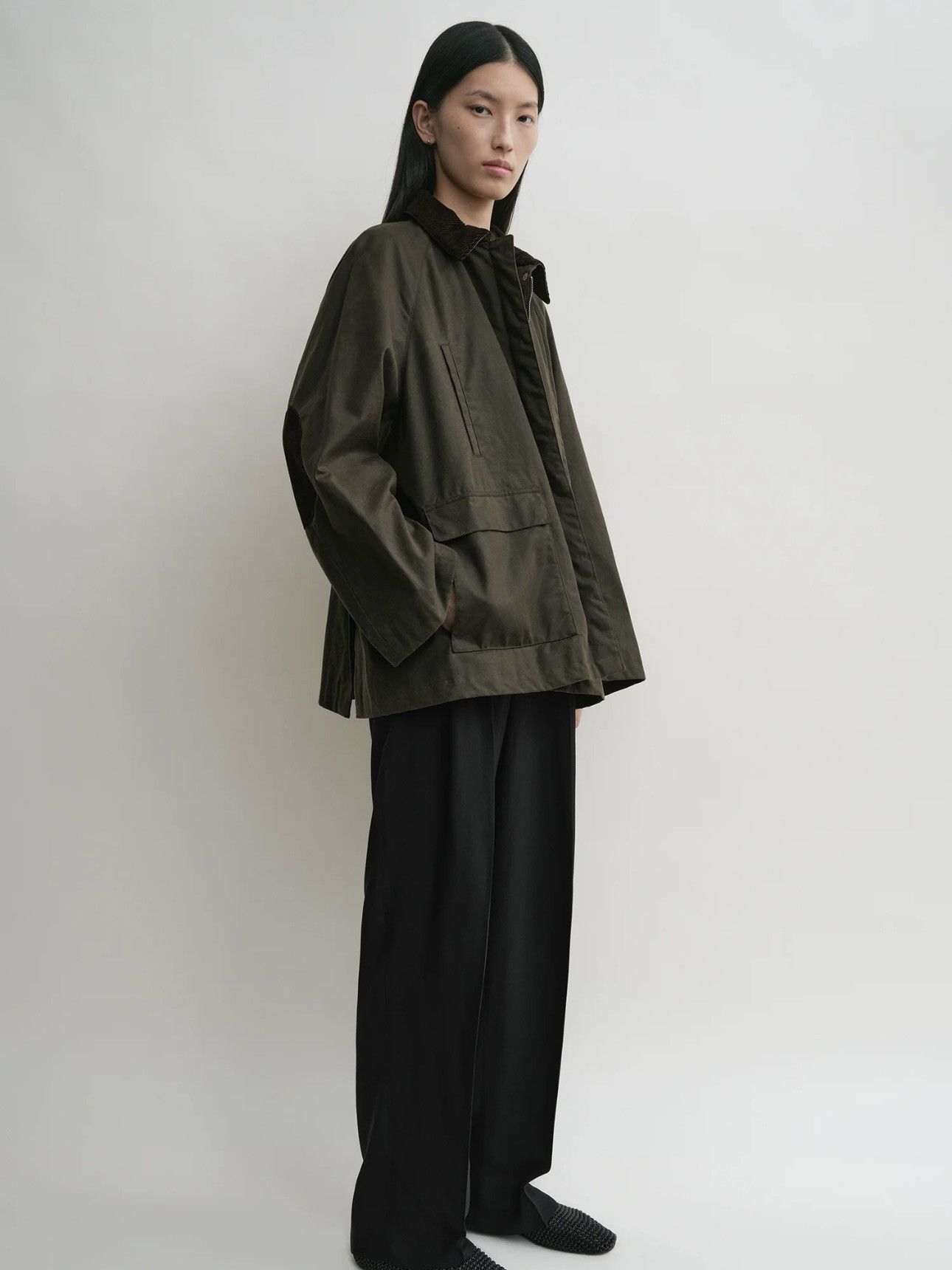 Toteme Toteme Country jacket in color forest size 32 Size XS / US 0-2 / IT 36-38 - 3 Thumbnail