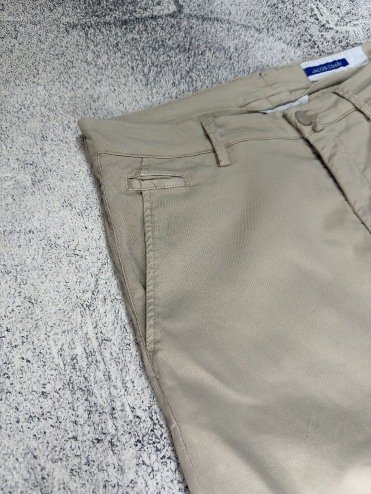 Jacob Cohen Jacob Cohen Made in Italy Luxury Chinos Slim Trousers Beige Size US 33 - 10 Thumbnail