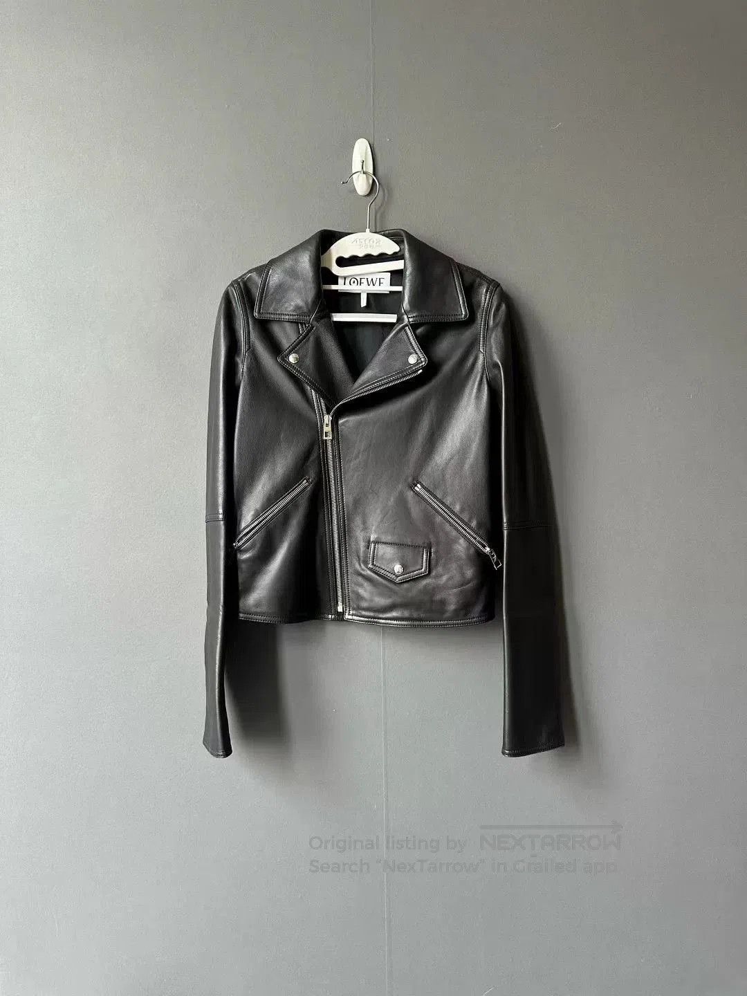 Loewe loewe short leather motorcycle jacket. Size S / US 4 / IT 40 - 1 Thumbnail