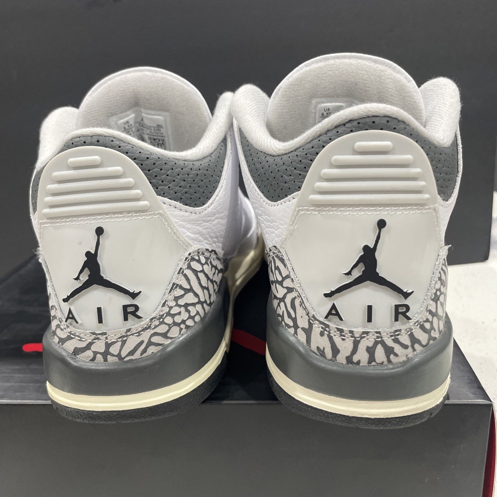 Nike Jordan 3 Retro Hide N' Sneak Black Elephant DX6665-100 Size US 8 / IT 38 - 11 Thumbnail