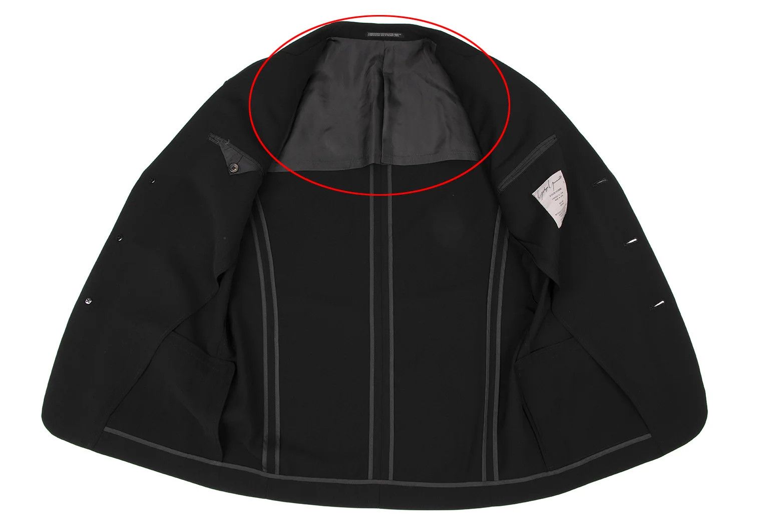 Yohji Yamamoto Yohji Yamamoto Wool Gabardine Blazer Black M Size US M / EU 48-50 / 2 - 11 Thumbnail