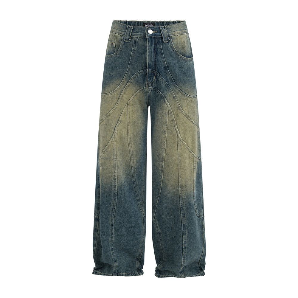 Japanese Brand × Jean Men's trendy loose washed gradient jeans y2k Size US 32 / EU 48 - 1 Thumbnail