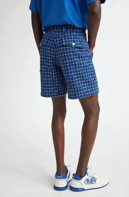 Amiri o1mle0426 Boucle Short in Navy Size US 34 / EU 50 - 4 Thumbnail