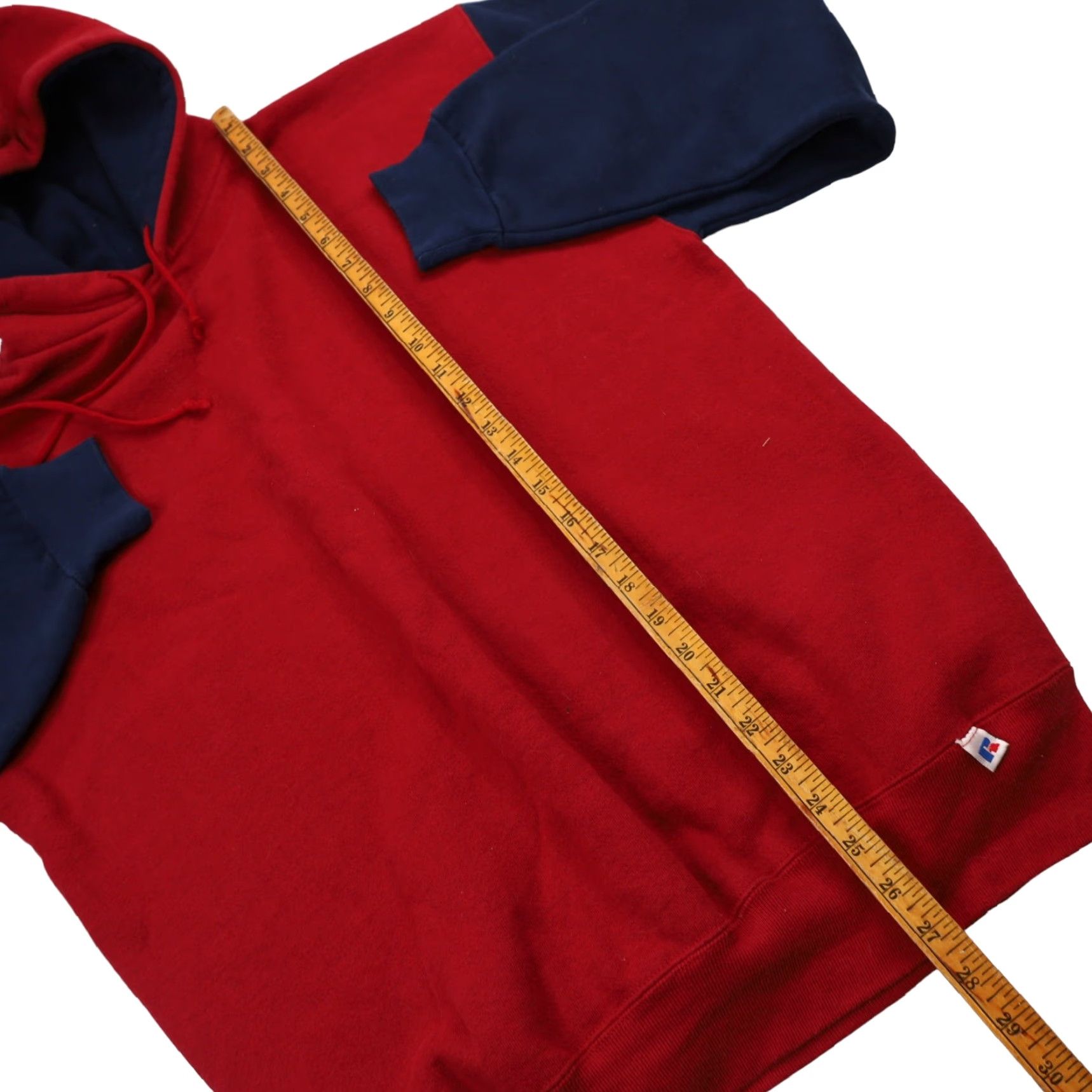 Russell Athletic VINTAGE Russell Athletic Hoodies Mens XL 2 Tone Red Size US XL / EU 56 / 4 - 8 Thumbnail