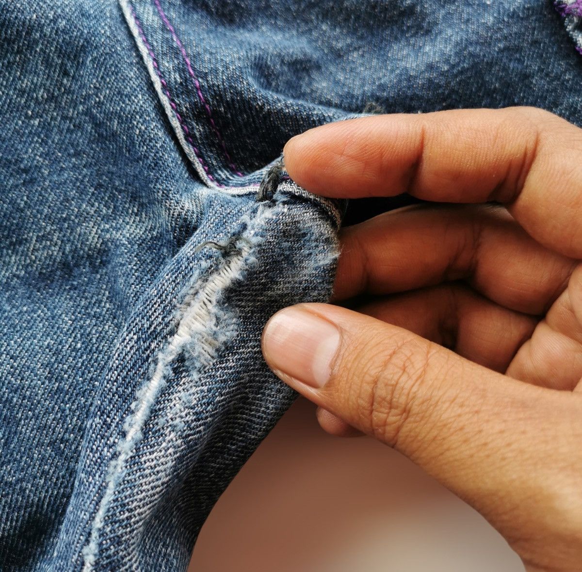 If Six Was Nine × Japanese Brand × Jean Xanthous Selvedge Jeans Size US 33 - 15 Thumbnail