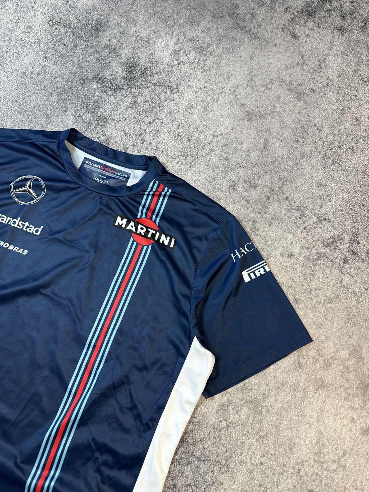Mercedes-Benz Williams Martini Racing Mercedes Benz T-shirt Logo Rare USA Size US XXL / EU 58 / 5 - 3 Thumbnail