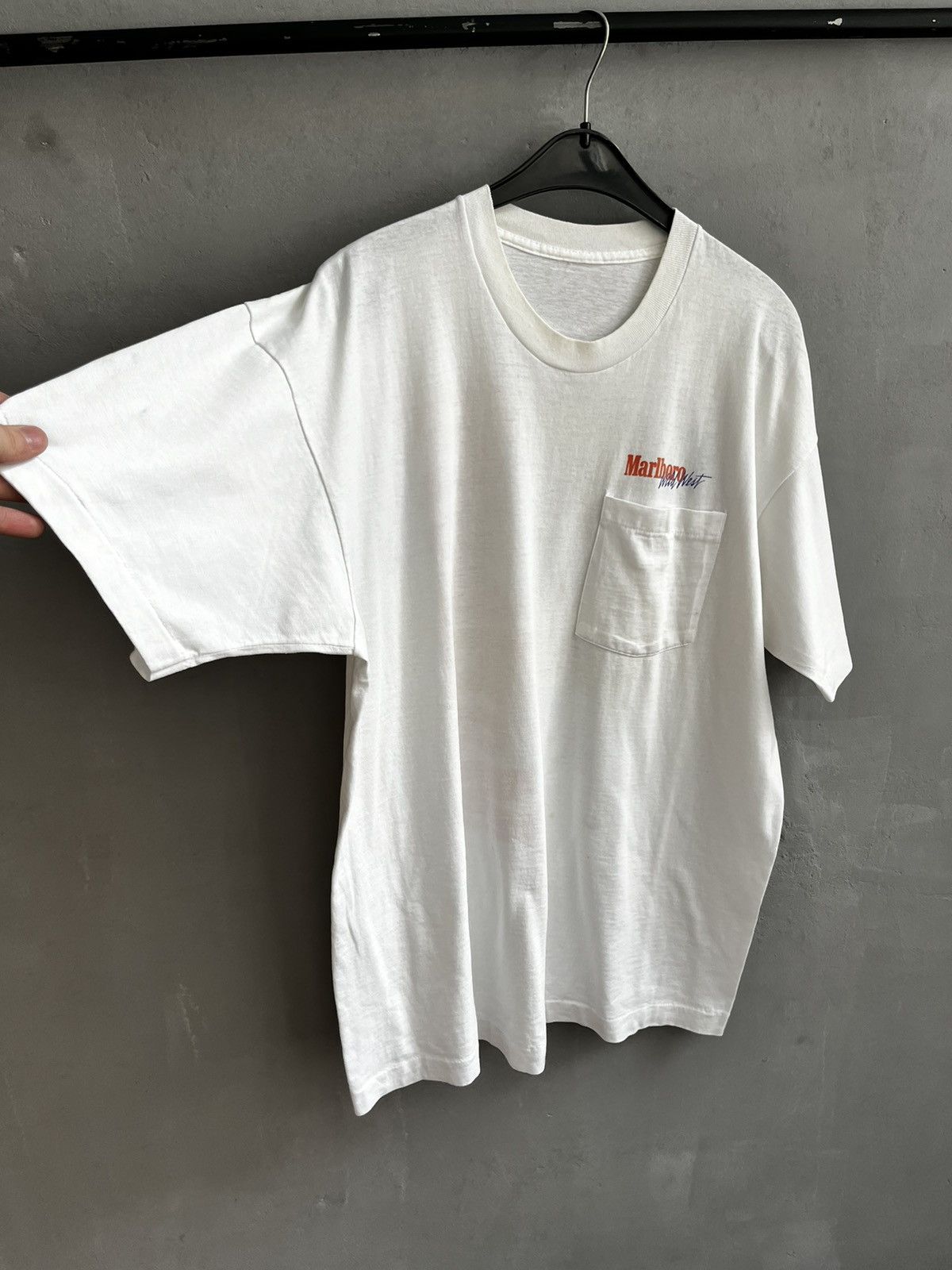 Marlboro × Marlboro Classics × Vintage Vintage 90's Marlboro Wild West Single Steach Tee T shirt Size US XL / EU 56 / 4 - 10 Thumbnail