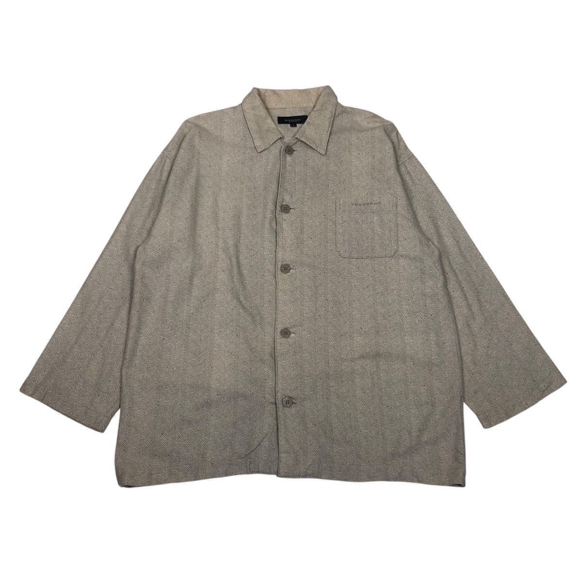 Burberry 🔥VINTAGE BURBERRY LONDON SLEEP WEAR SHIRT BUTTON Size US L / EU 52-54 / 3 - 1 Thumbnail