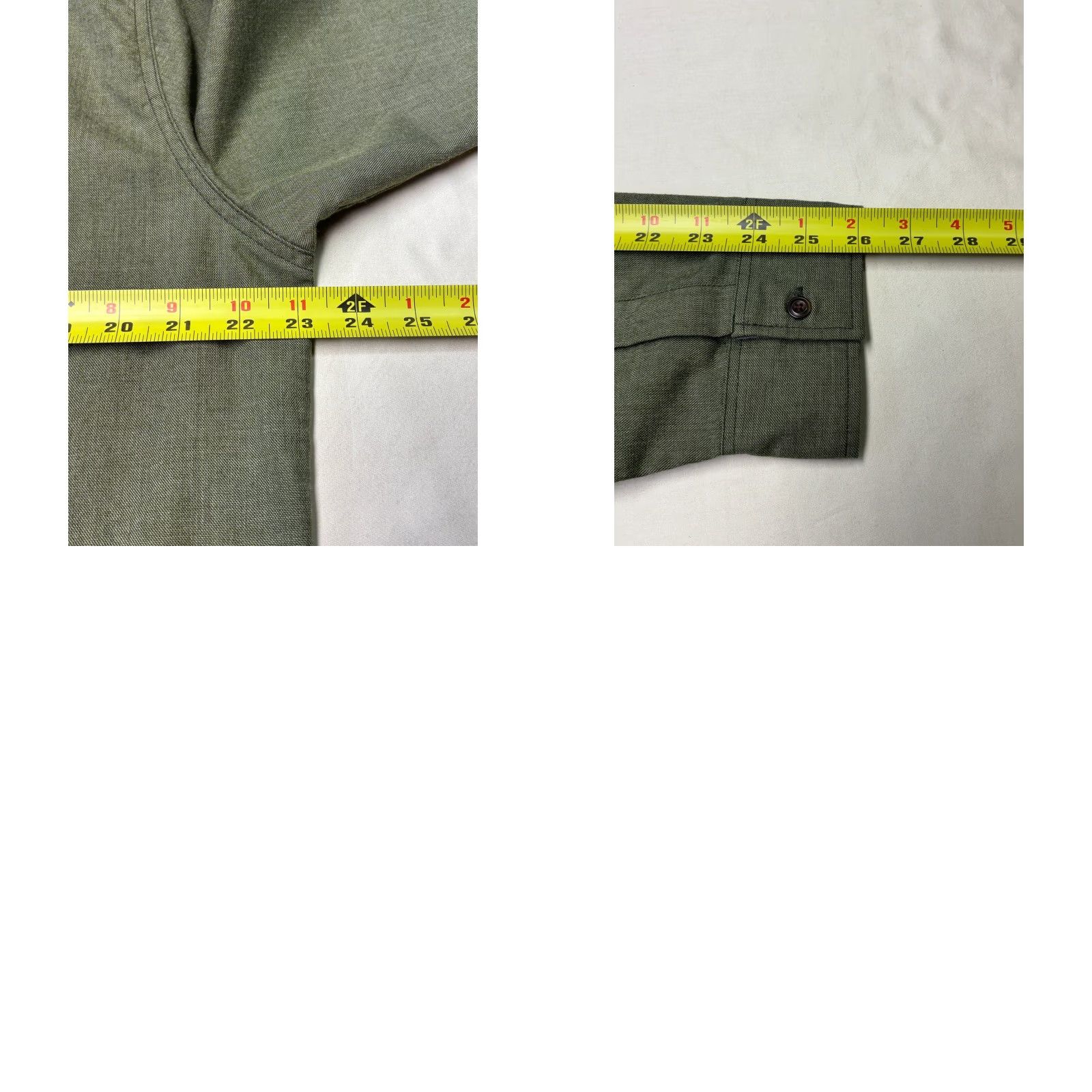 Mountain Hardwear Mountain Hardwear Mens L Olive Green Button Up Long Sleeve Utility Shirt 1050 Size US L / EU 52-54 / 3 - 8 Thumbnail
