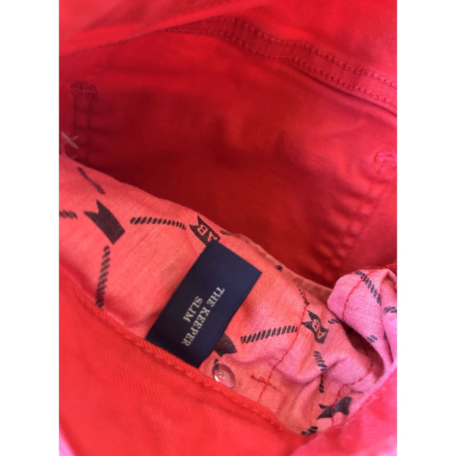 Scotch & Soda Scotch & Soda The Keeper Slim Jeans Women’s 28x32 Red Straight Leg Jeans Size 28" / US 6 / IT 42 - 5 Thumbnail