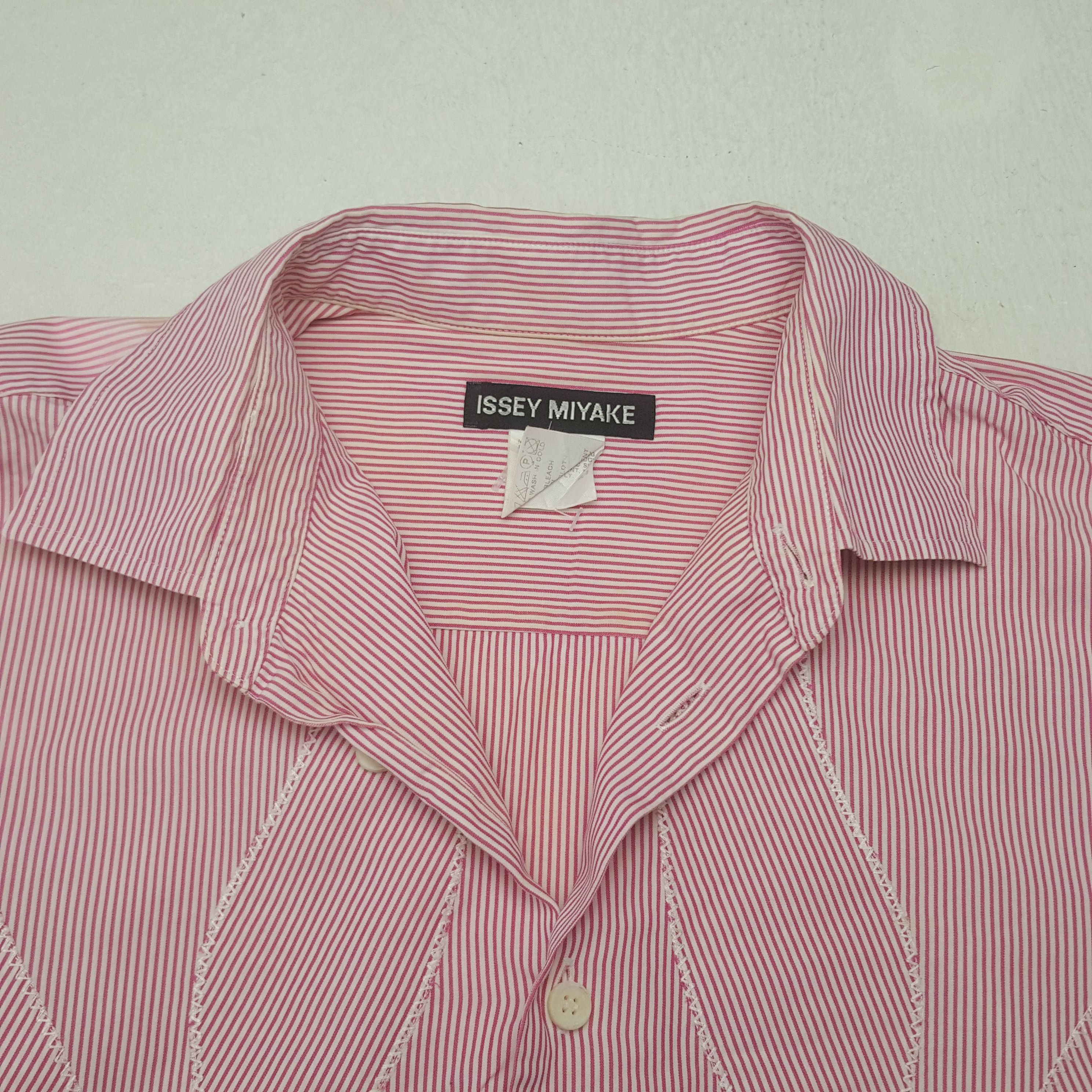Issey Miyake Vintage Issey Miyake Japanese Designer Shirt C294N73 Size US L / EU 52-54 / 3 - 4 Thumbnail
