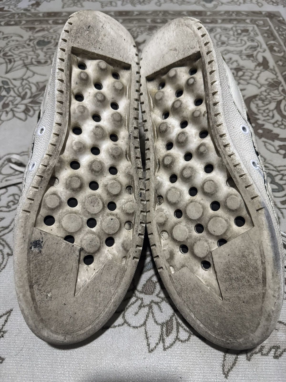 Noah NOAH X GGDB Star White High Top Sneakers Size US 11.5 / EU 44-45 - 5 Thumbnail