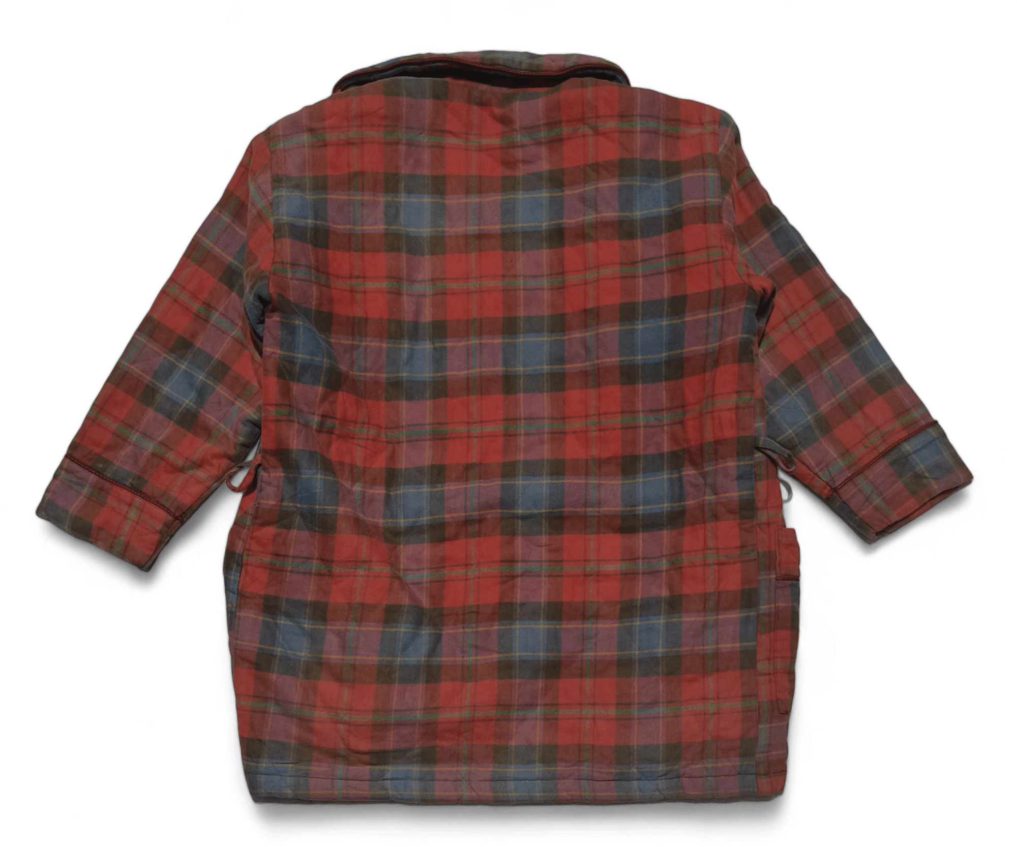 Yves Saint Laurent Vintage Yves Saint Laurent YSL Kimono Tartan Kimono Jacket Size S / US 4 / IT 40 - 6 Thumbnail
