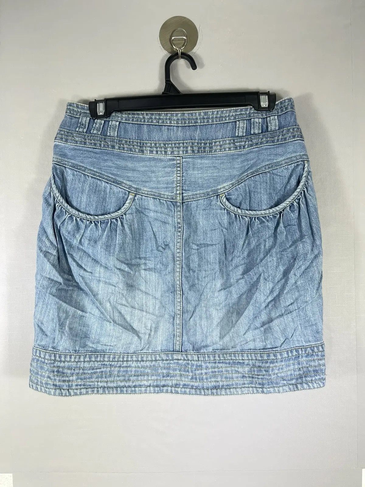 Issey Miyake × Tsumori Chisato × Vintage Vintage TSUMORI CHISATO By ISSEY MIYAKE Denim Skirt Size 29" - 6 Thumbnail