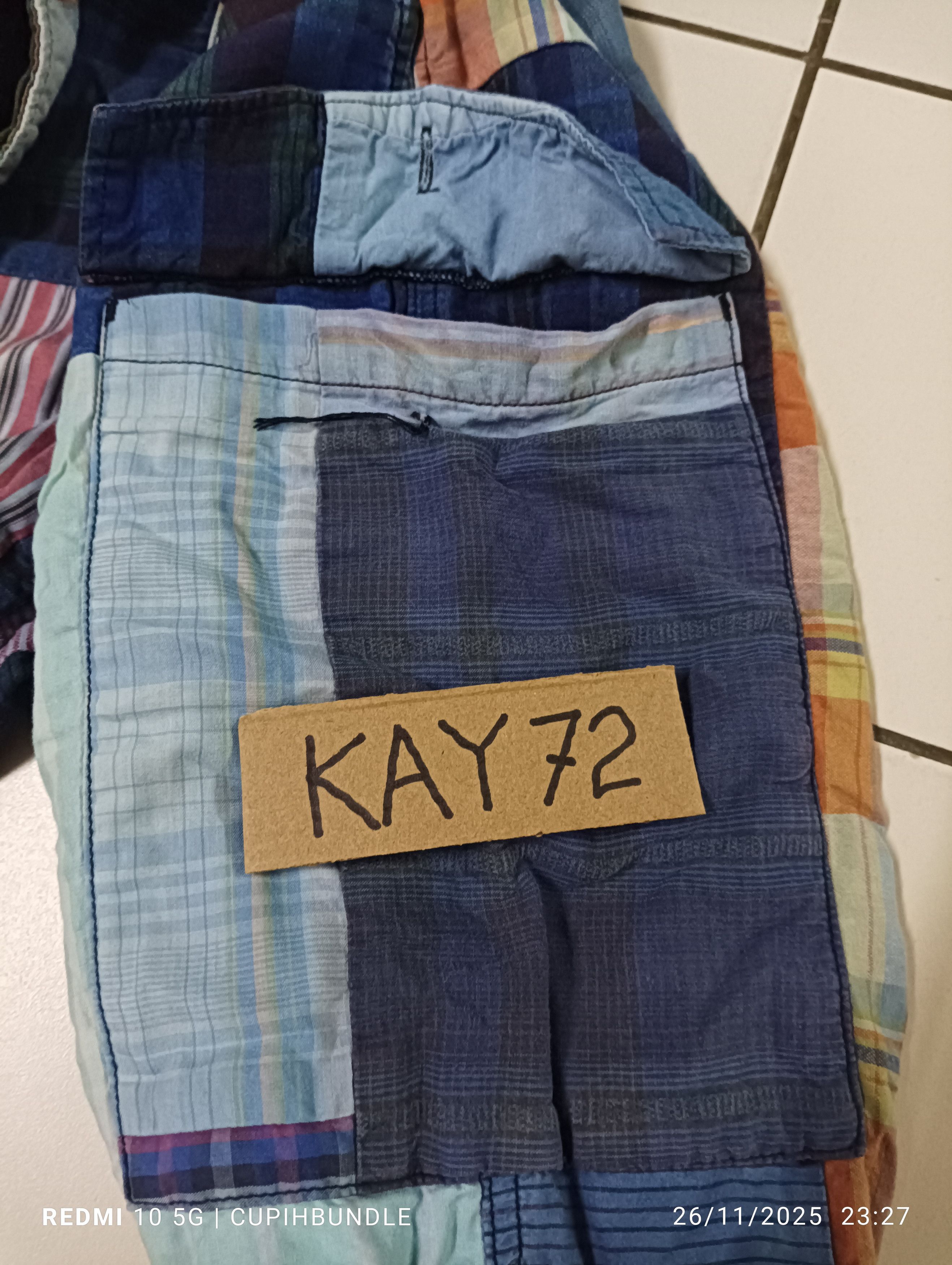 Japanese Brand A REINCARNATION:key PATCHWORK PANTS Size US 33 - 9 Thumbnail