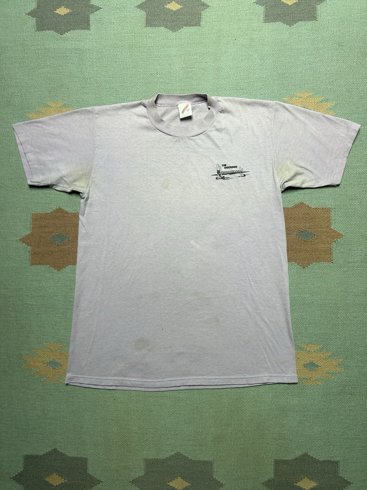 Vintage VTG 80 t shirt the clam river dockside Michigan restaurant L Size US L / EU 52-54 / 3 - 3 Thumbnail