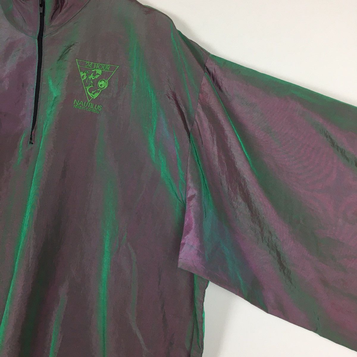 Vintage Vtg Nautilius Fitness Centers Shadow Project Windbreaker Size US XL / EU 56 / 4 - 6 Thumbnail