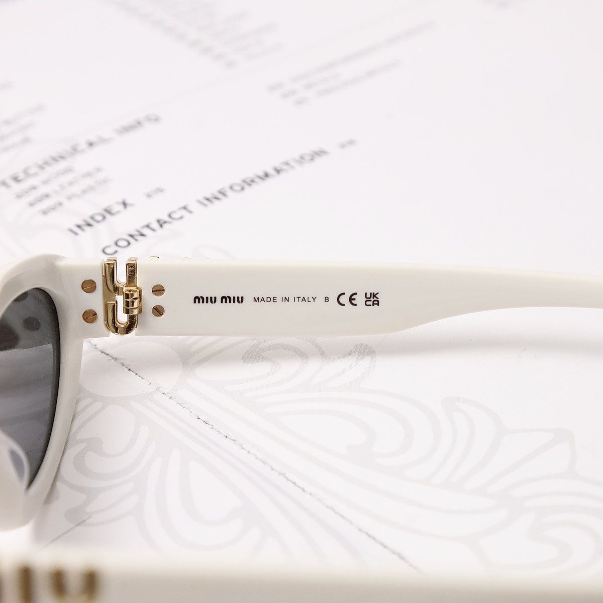 Miu Miu MIU MIU 0MU 09YS SUNGLASSES Size ONE SIZE - 5 Thumbnail