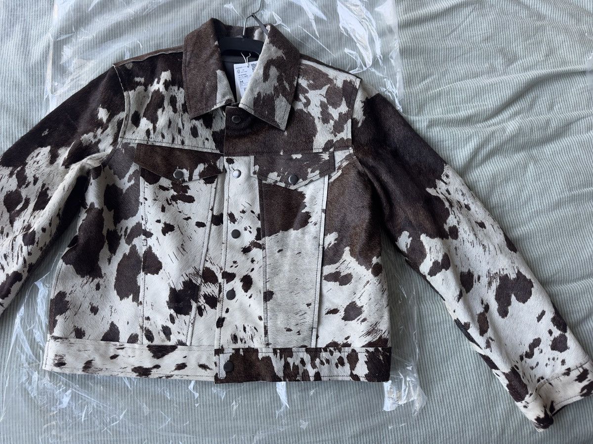 Mango Cow 100% leather jacket Size M / US 6-8 / IT 42-44 - 2 Thumbnail