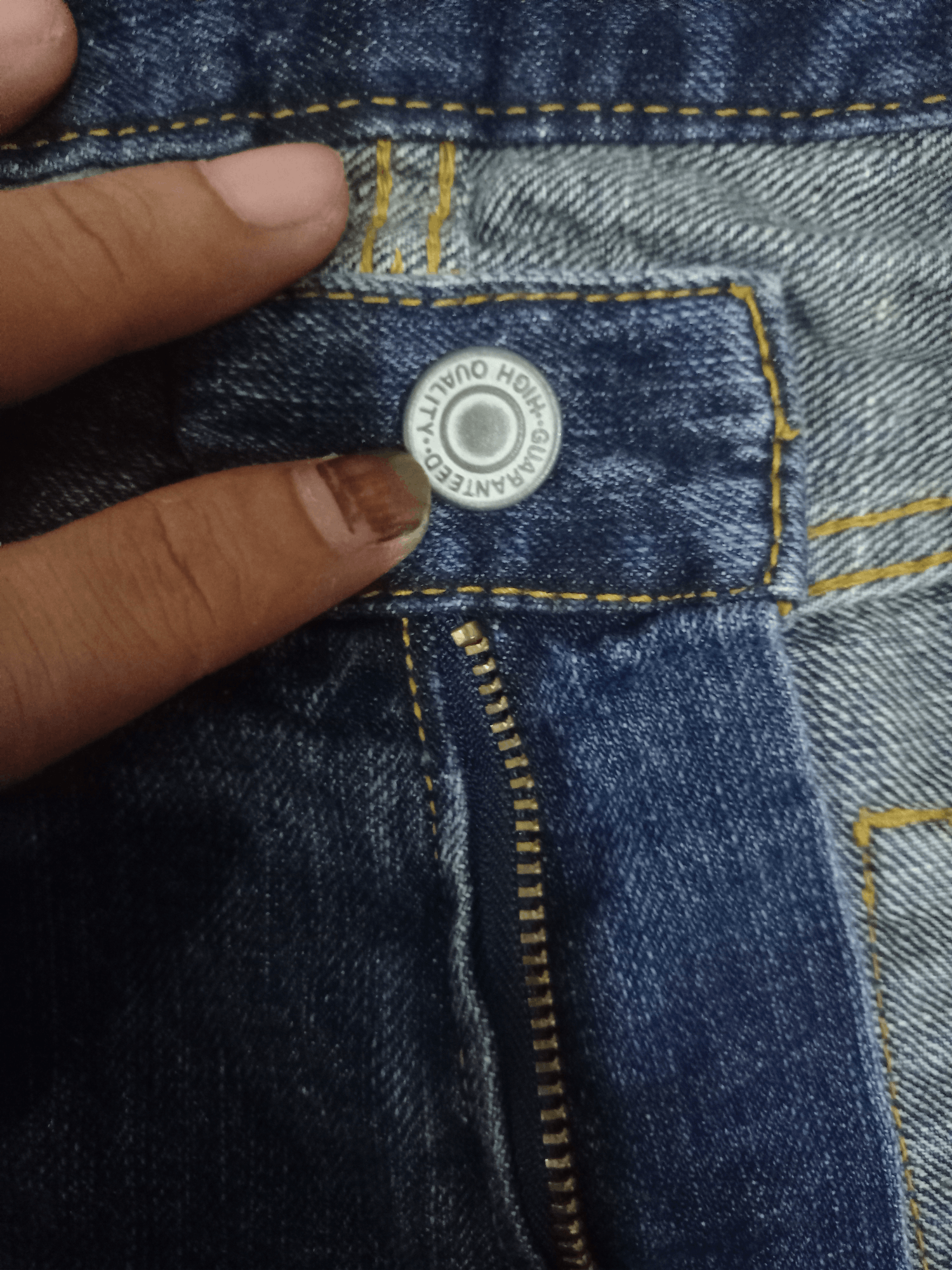 Japanese Brand Vintage Japanese Brand Indigo Wash Distressed Loose Jeans Size US 33 - 3 Thumbnail