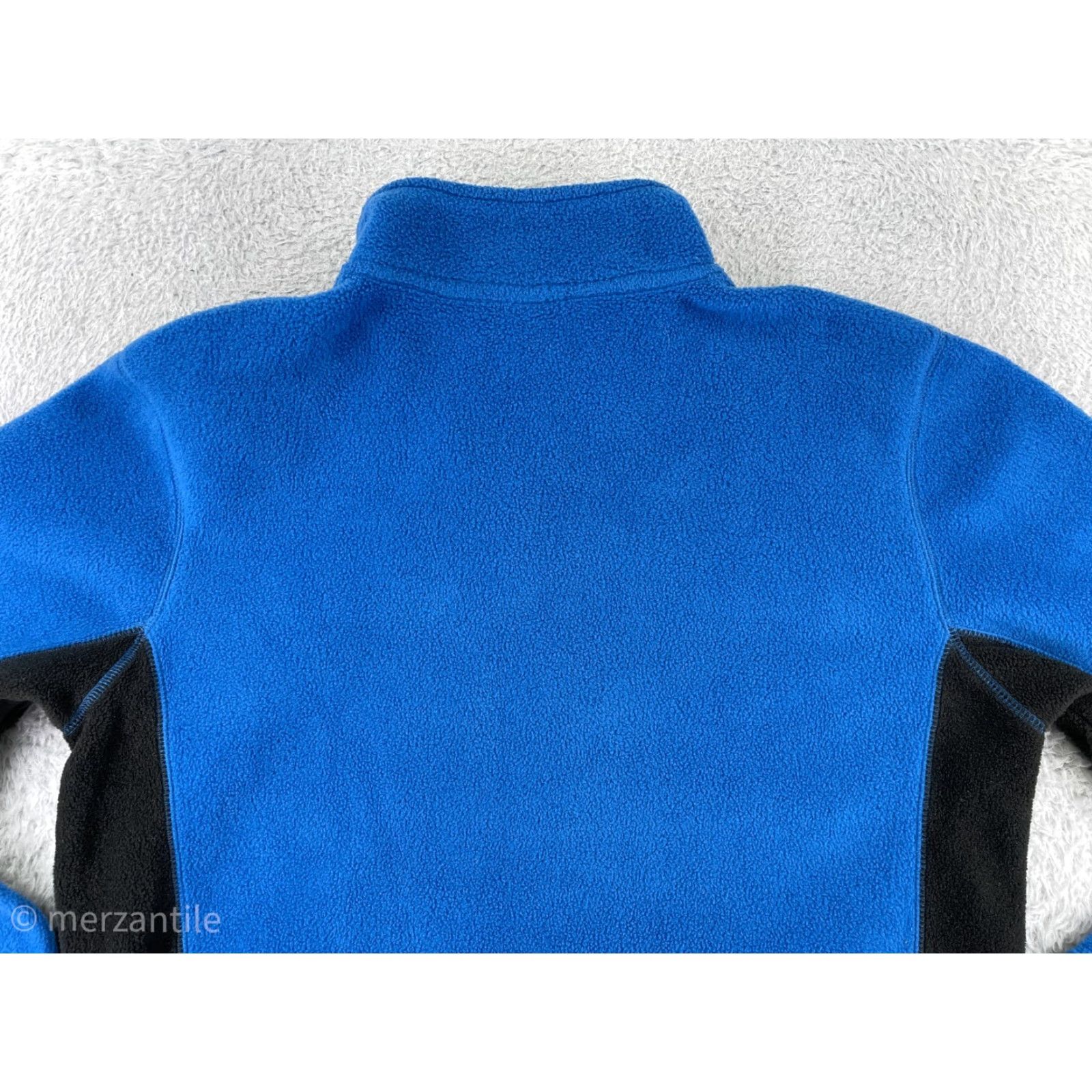 Gap GAP Men Sweater M Blue 1/4 Zip Mock Neck Long Sleeve Polyester Fleece Shirt Size US M / EU 48-50 / 2 - 7 Thumbnail