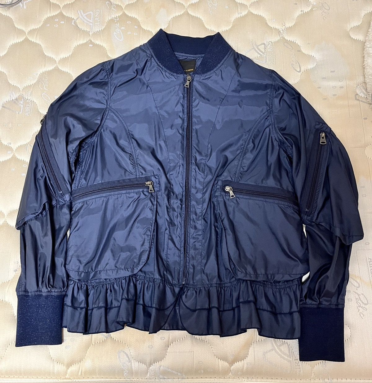 Hysteric Glamour HYSTERIC GLAMOUR ruffle bomber jacket Size M / US 6-8 / IT 42-44 - 1 Thumbnail