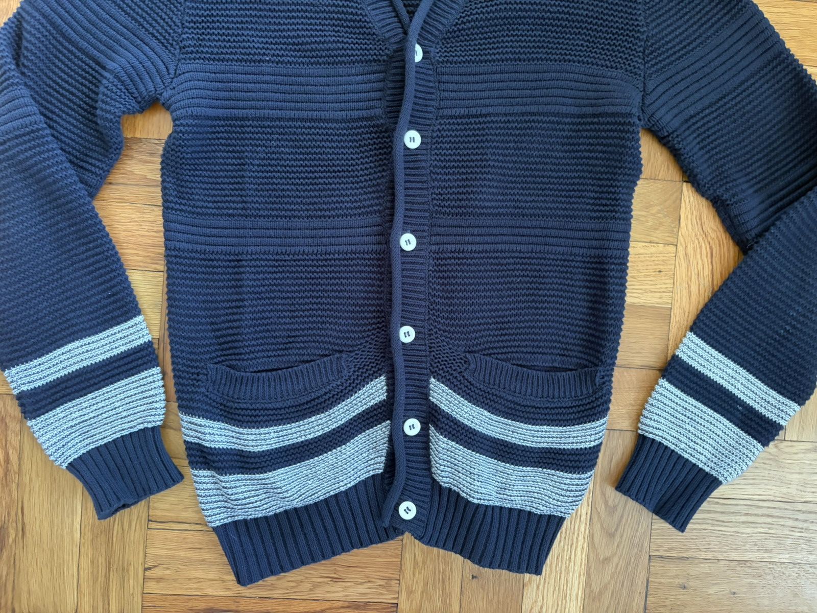 Issey Miyake Tête Homme x Issey Miyaki Knit Cardigan Size US M / EU 48-50 / 2 - 8 Thumbnail