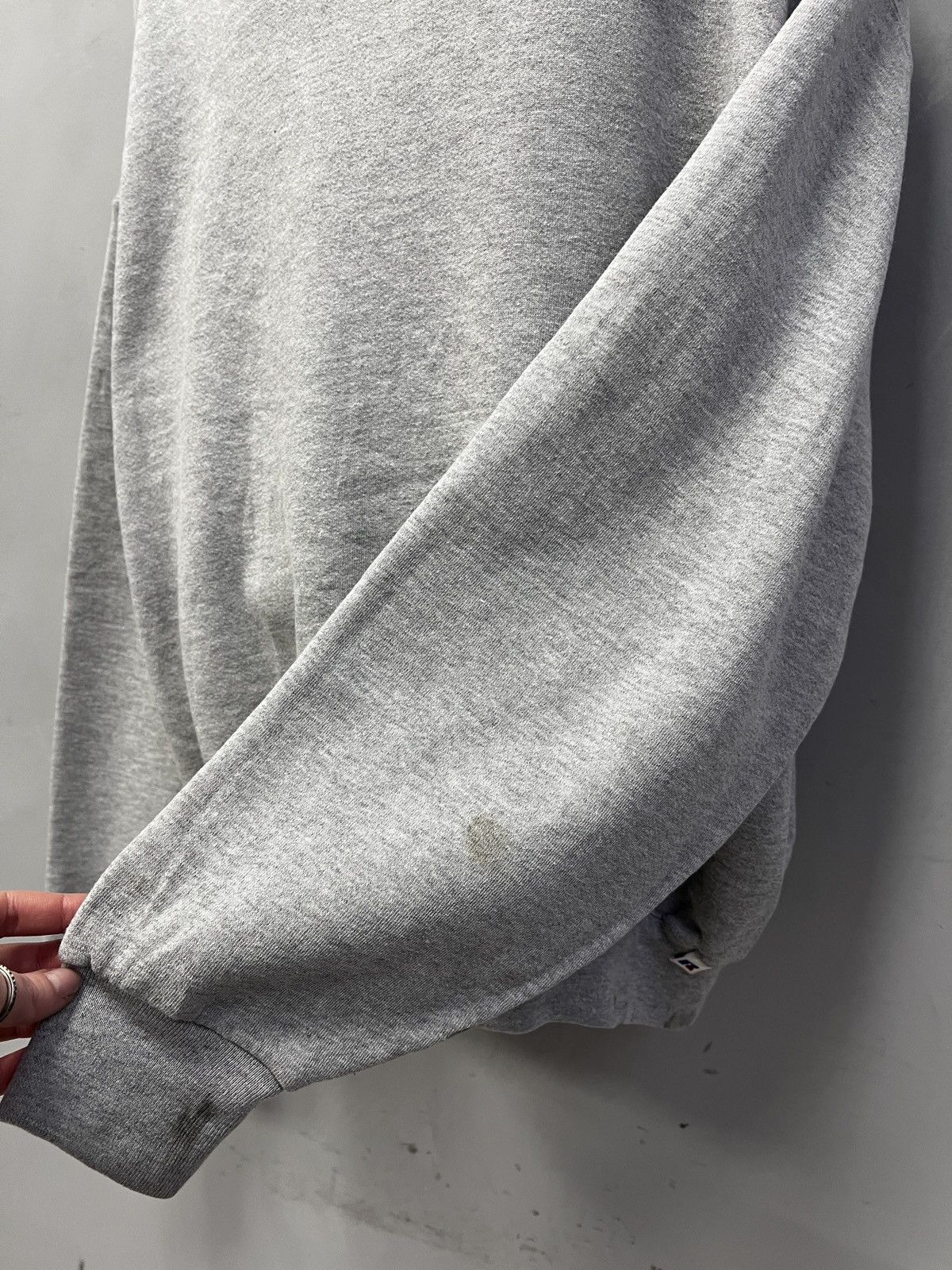 Russell Athletic Vintage 90s y2k Russel athletic blank boxy sweatshirt hoodie Size US XXL / EU 58 / 5 - 4 Thumbnail