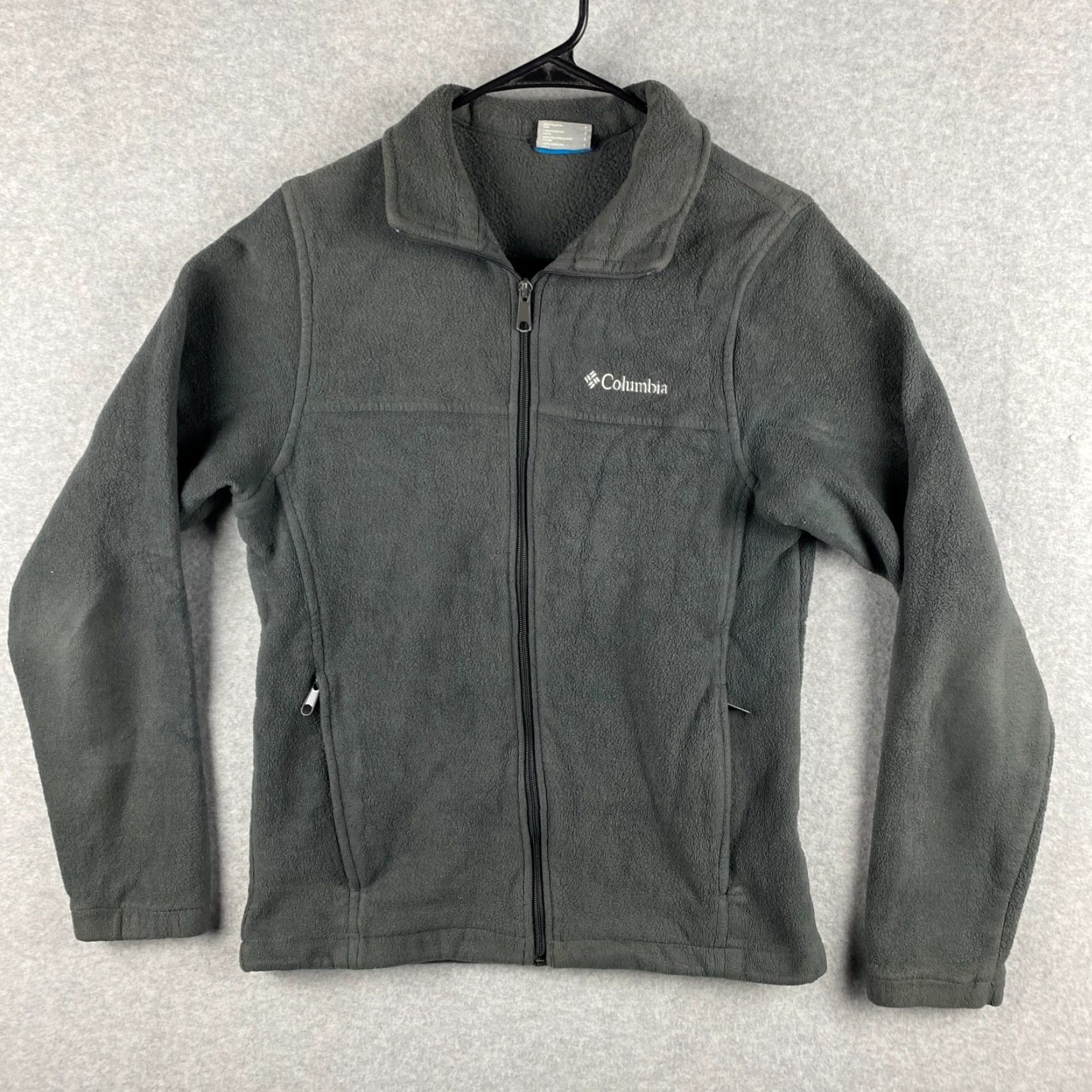 Vintage Columbia Jacket Womens S Gray Fleece Full Zip Cozy Front Pockets Casual Logo Regular Size S / US 4 / IT 40 - 2 Thumbnail