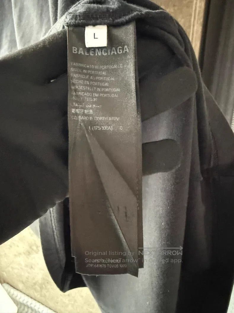 Balenciaga Balenciaga Blurred Graffiti Short Sleeve Size US L / EU 52-54 / 3 - 4 Thumbnail