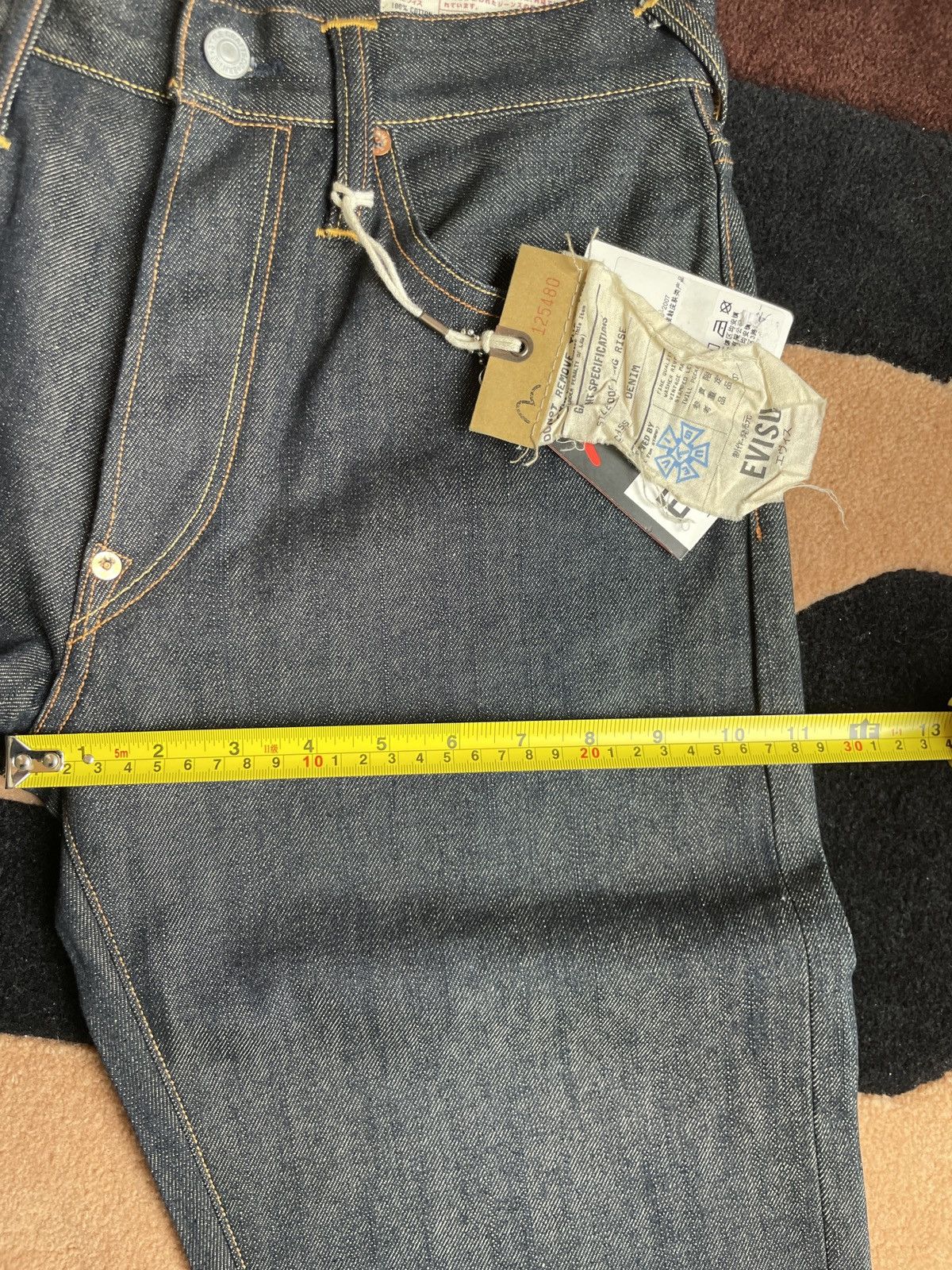Evisu × Japanese Brand EVISU rare NEW！daicock style embroidery jeans size：28x34 Size US 28 / EU 44 - 13 Thumbnail