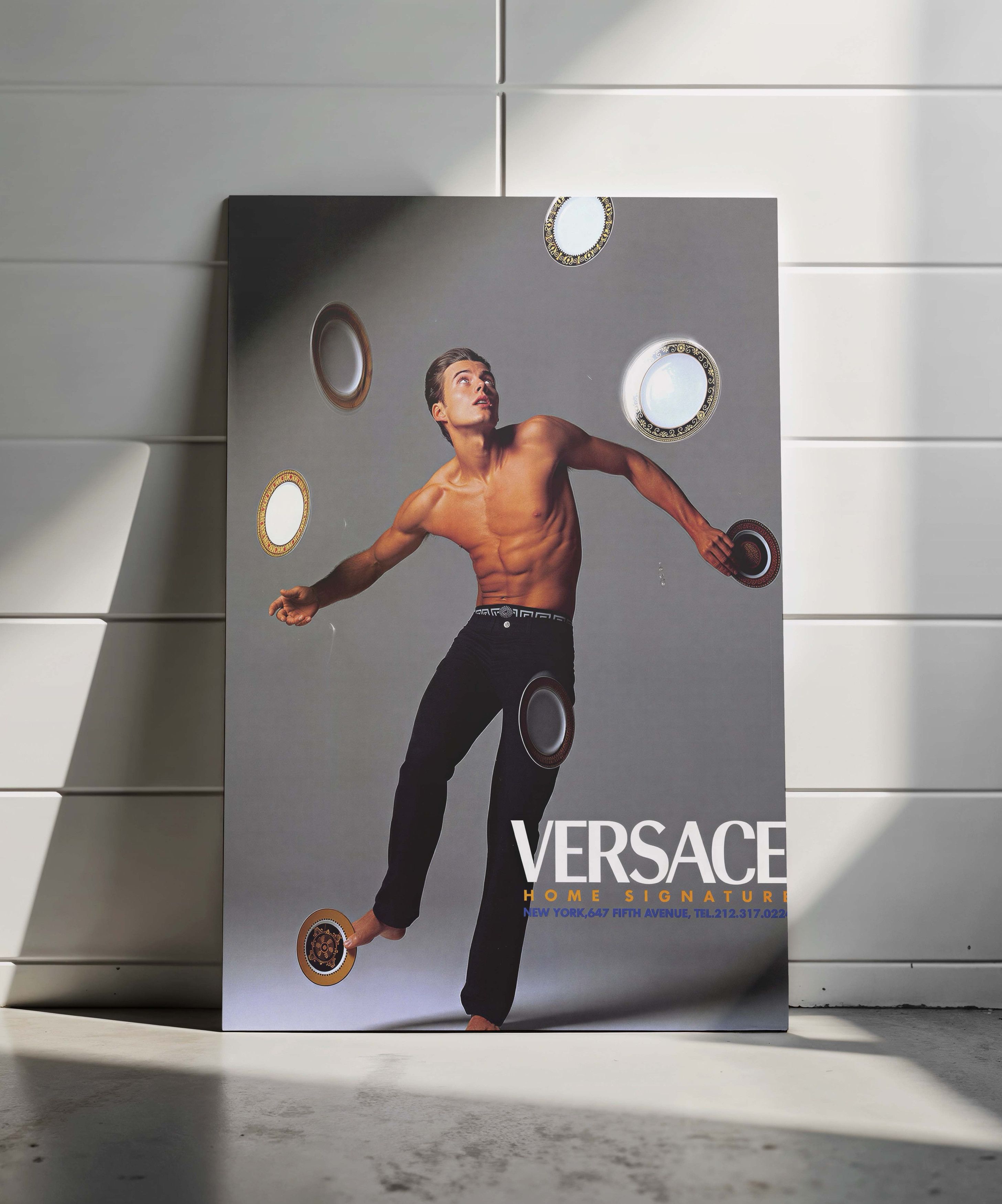 Versace 90s Versace Poster Gift Vintage Archive Book Logo Magazine Size ONE SIZE - 3 Thumbnail