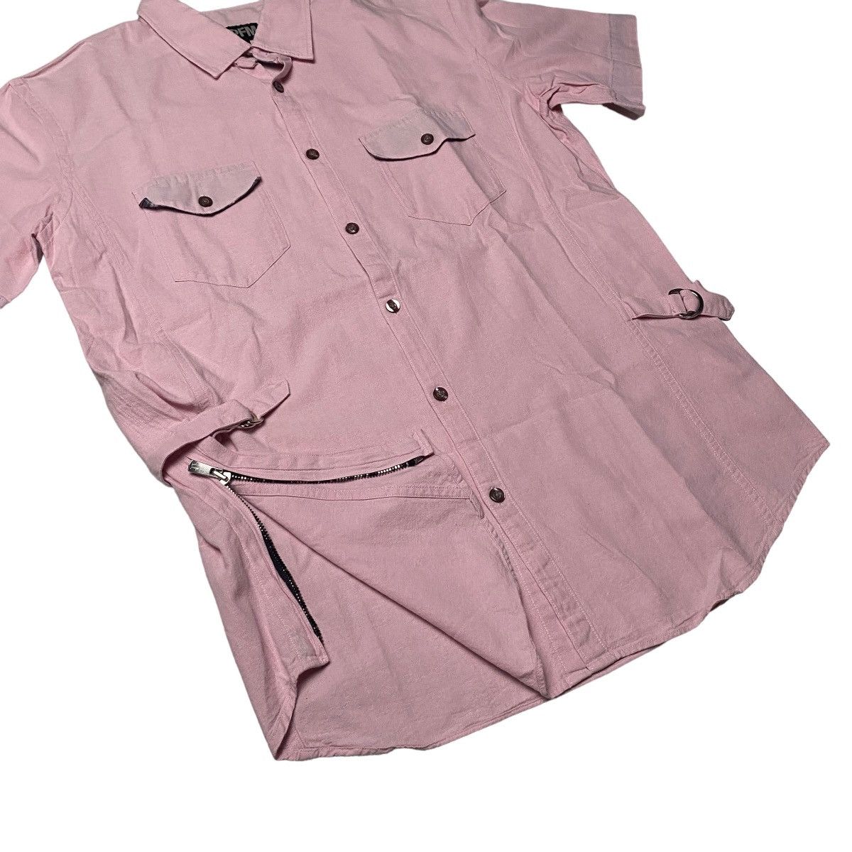 20471120 × Beauty Beast × PPFM 2000's PPFM Bondage Zip Plaid Shirts Size US M / EU 48-50 / 2 - 2 Thumbnail