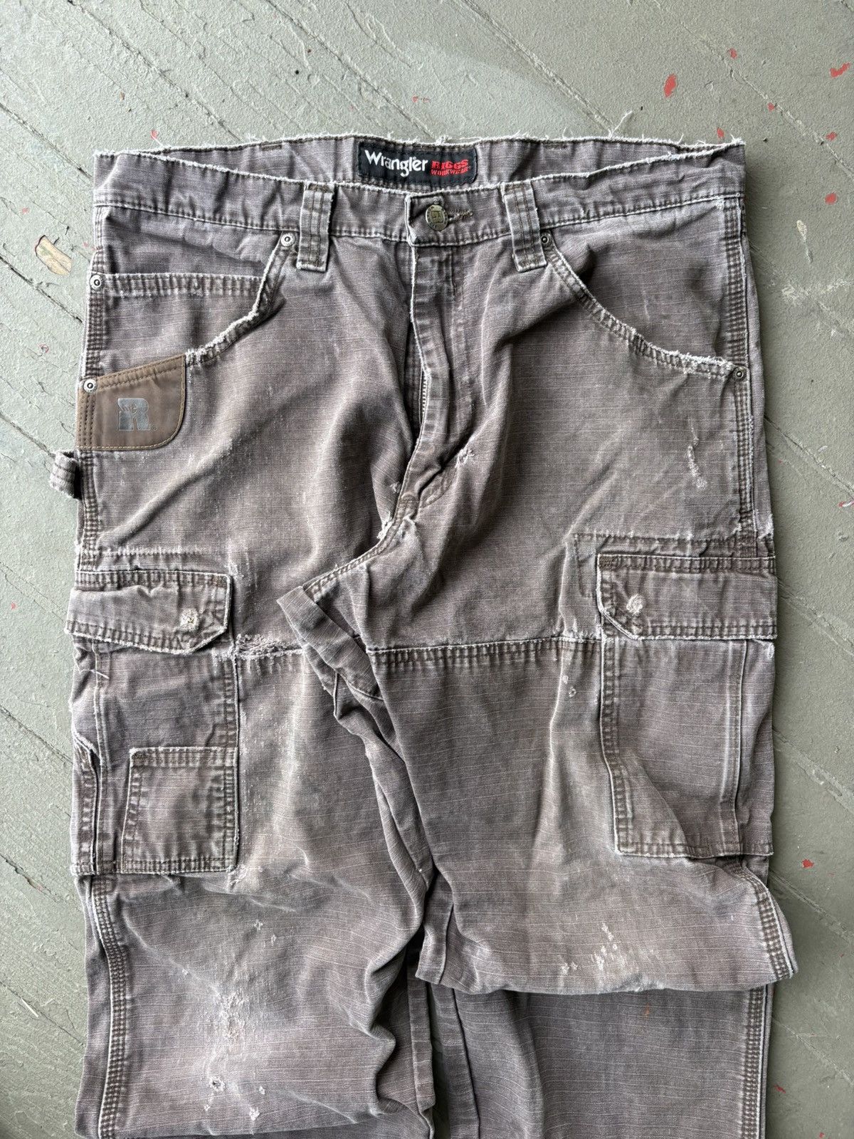 Wrangler Vintage wrangler riggs double knee cargo pants Size US 34 / EU 50 - 2 Thumbnail