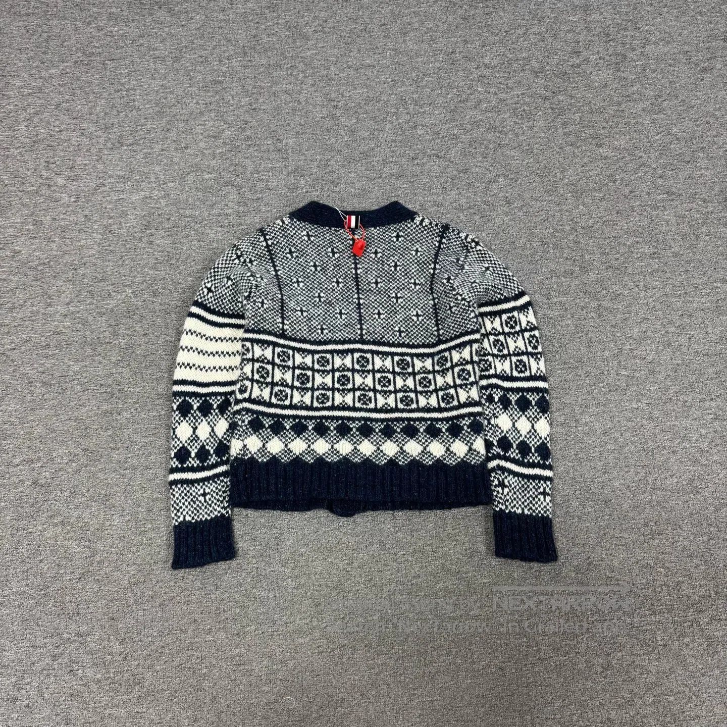 Thom Browne Thom Browne Fair Island Wool Knit Cardigan| Size US S / EU 44-46 / 1 - 2 Thumbnail