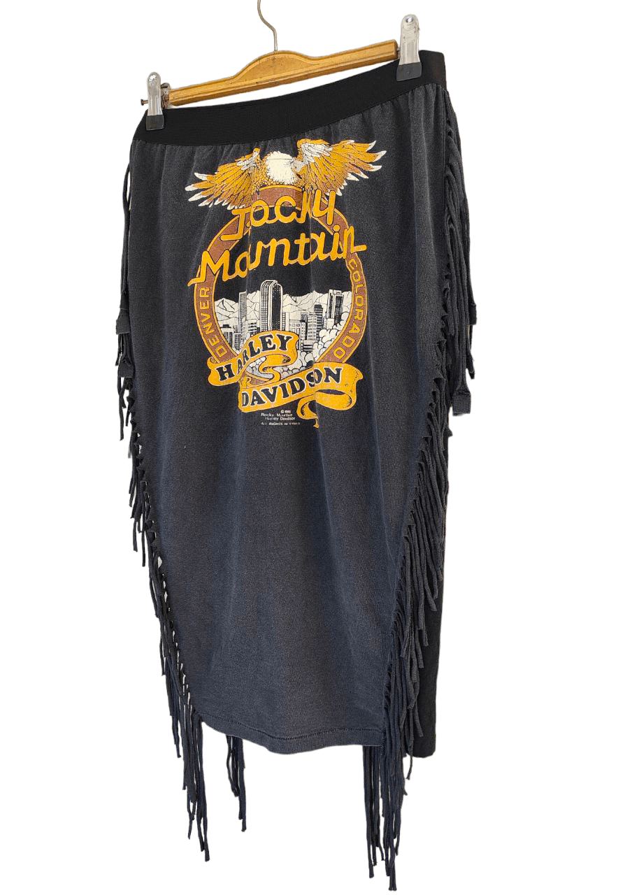 Harley Davidson Vintage Harley Davidson Skirt Size 27" / US 4 / IT 40 - 5 Thumbnail