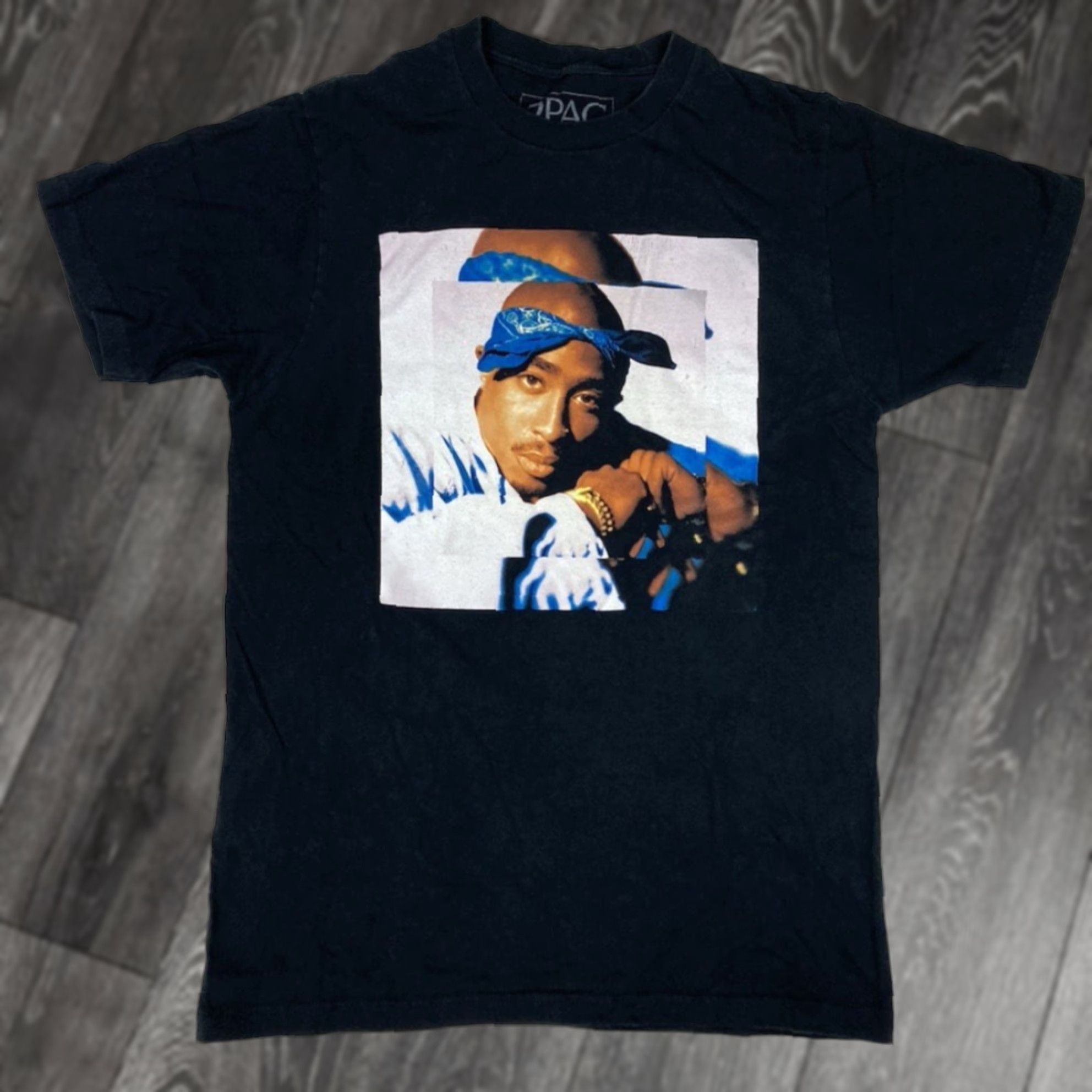 Vintage VINTAGE 2pac Tupac Shakur Graphic T-shirt Women Small Black Short Sleeve Music Shirt Women Small Black Music Hip Hop Retro Casual Size S / US 4 / IT 40 - 1 Thumbnail