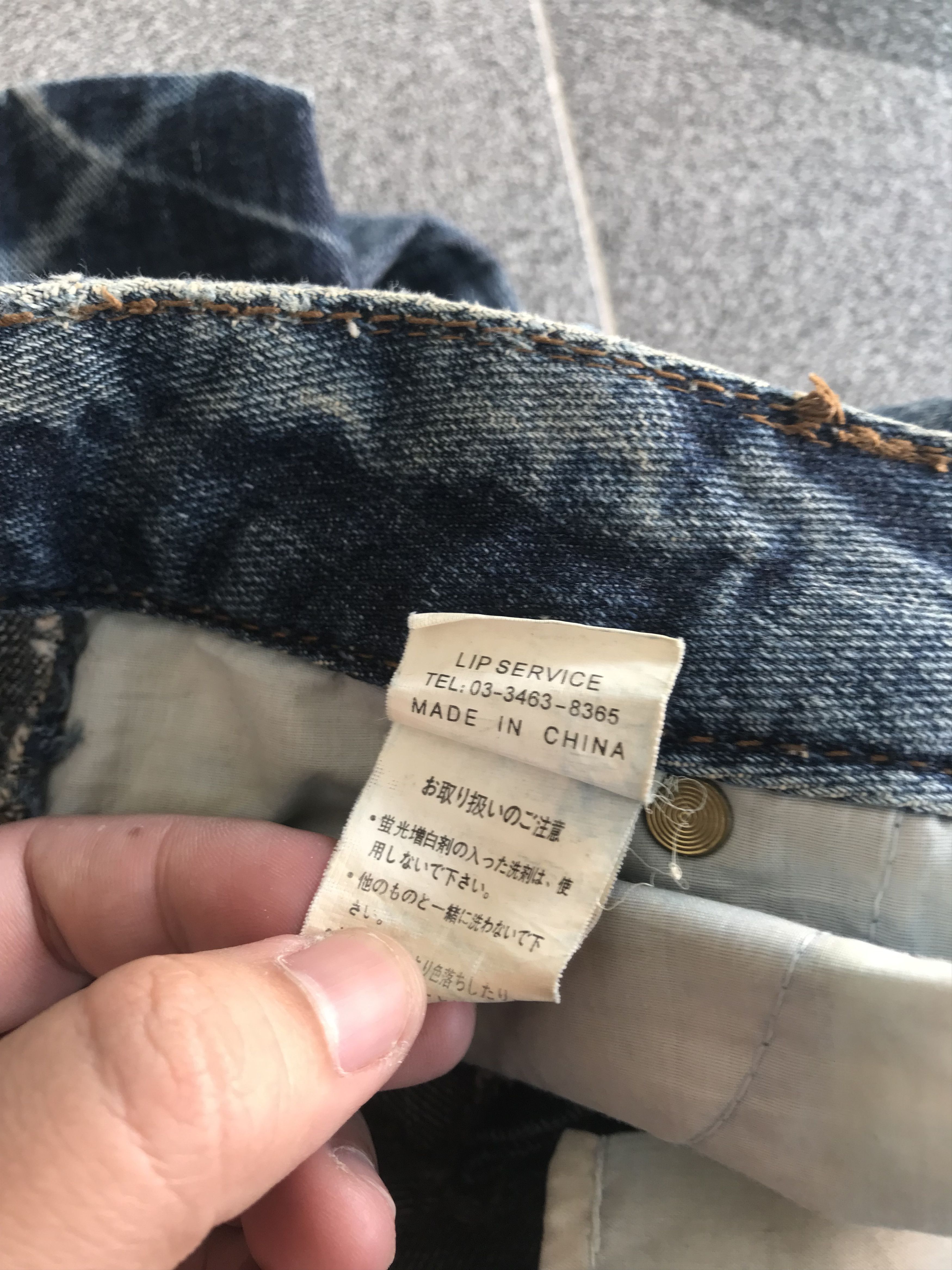 If Six Was Nine × Le Grande Bleu (L.G.B.) × Lip Service Lip Service Distressed Flared Denim Size US 30 / EU 46 - 10 Thumbnail